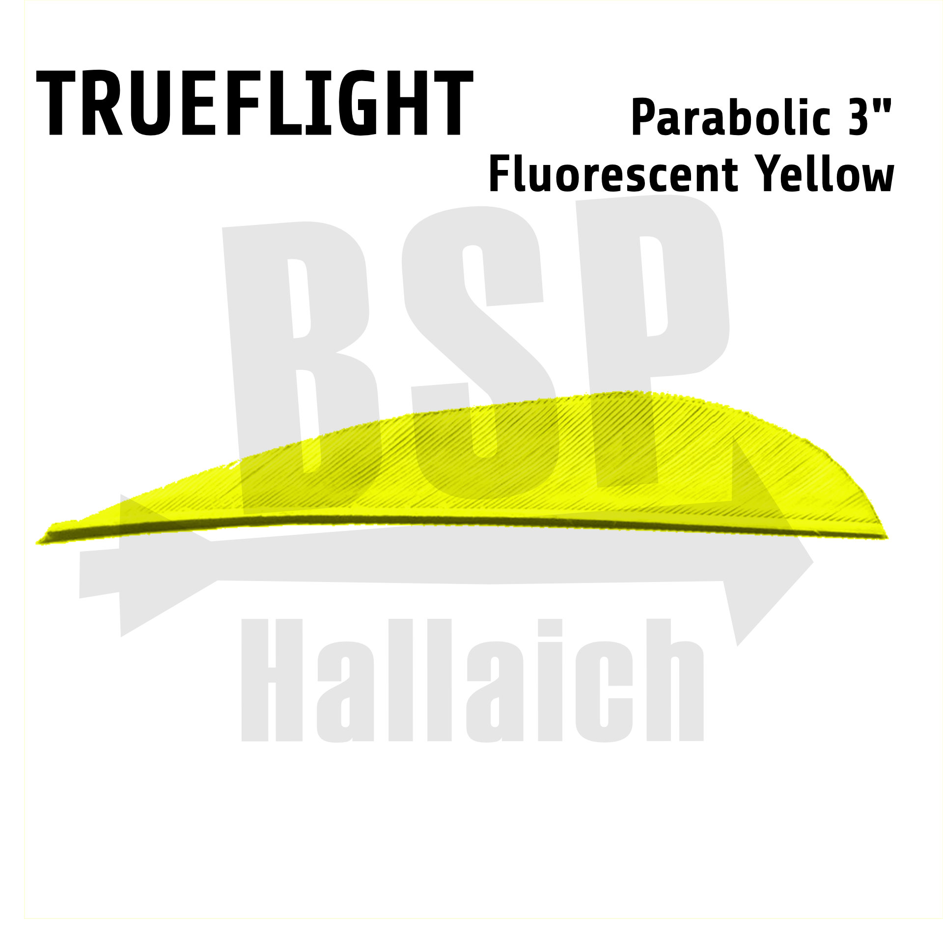 Trueflight Naturfedern - Parabol 3"