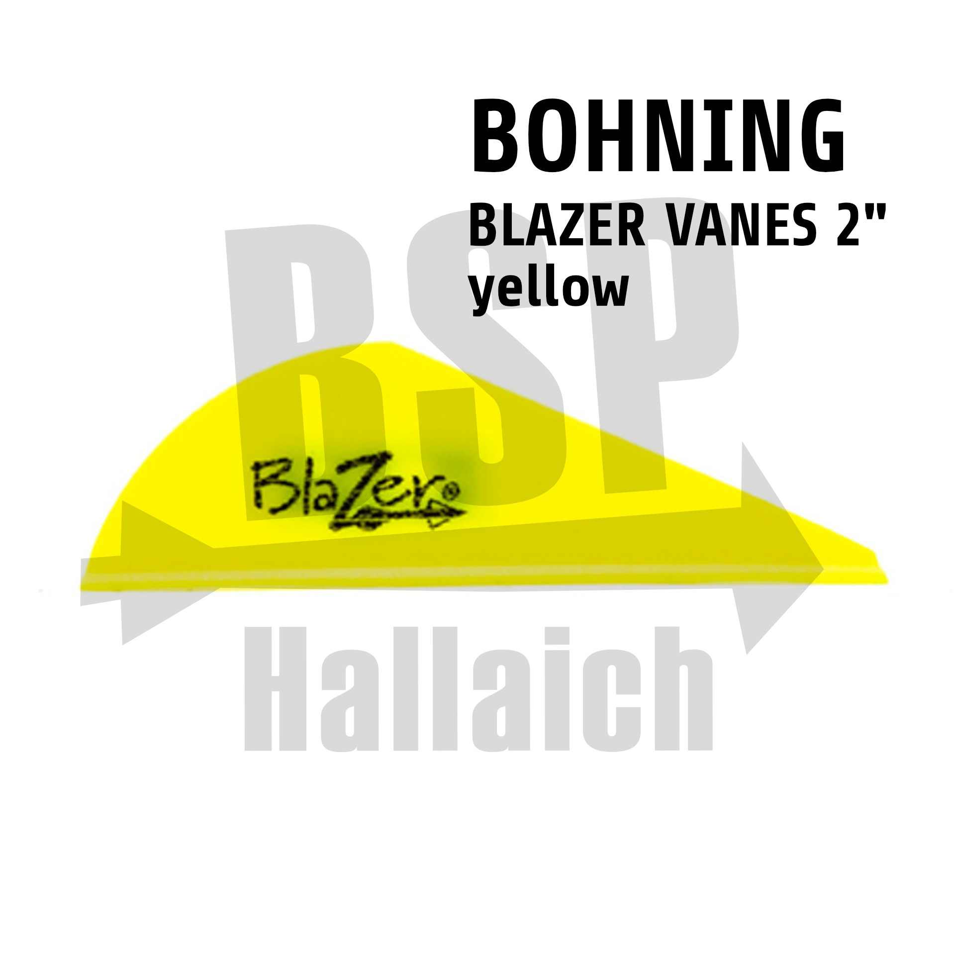 Bohning Blazer Vanes Yellow