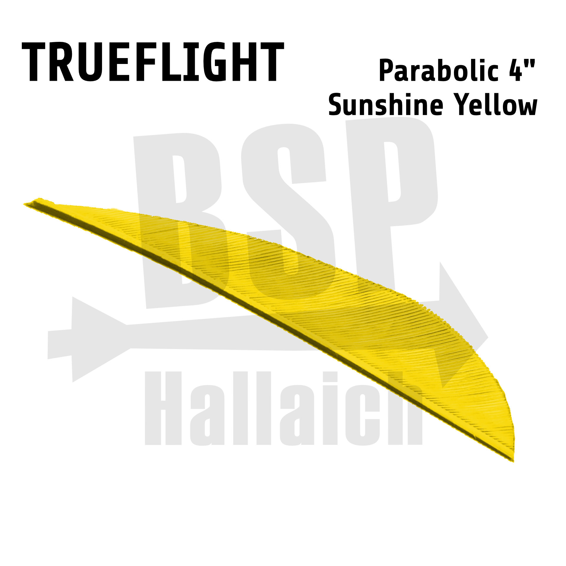 Trueflight Naturfedern - Parabol 4"