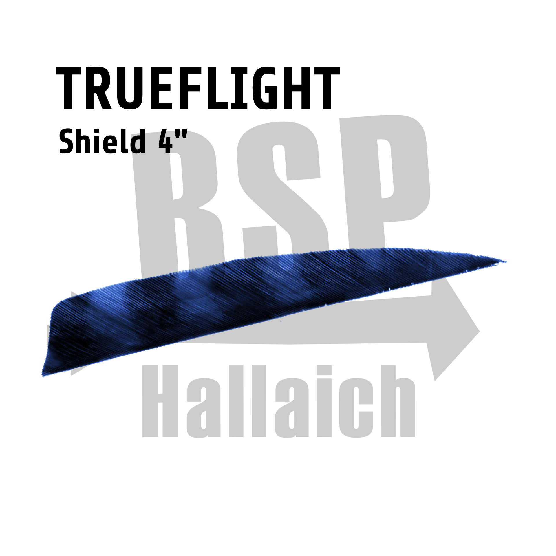 Trueflight Shield 4" Barred Blue
