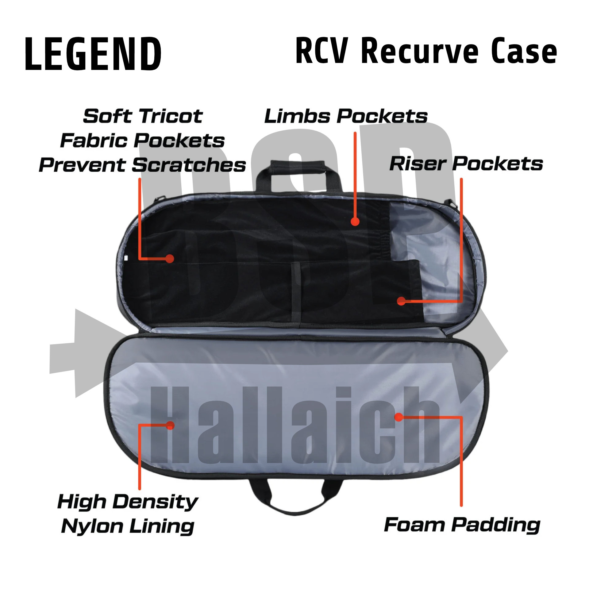 Legend RCV Recurve Bow Case