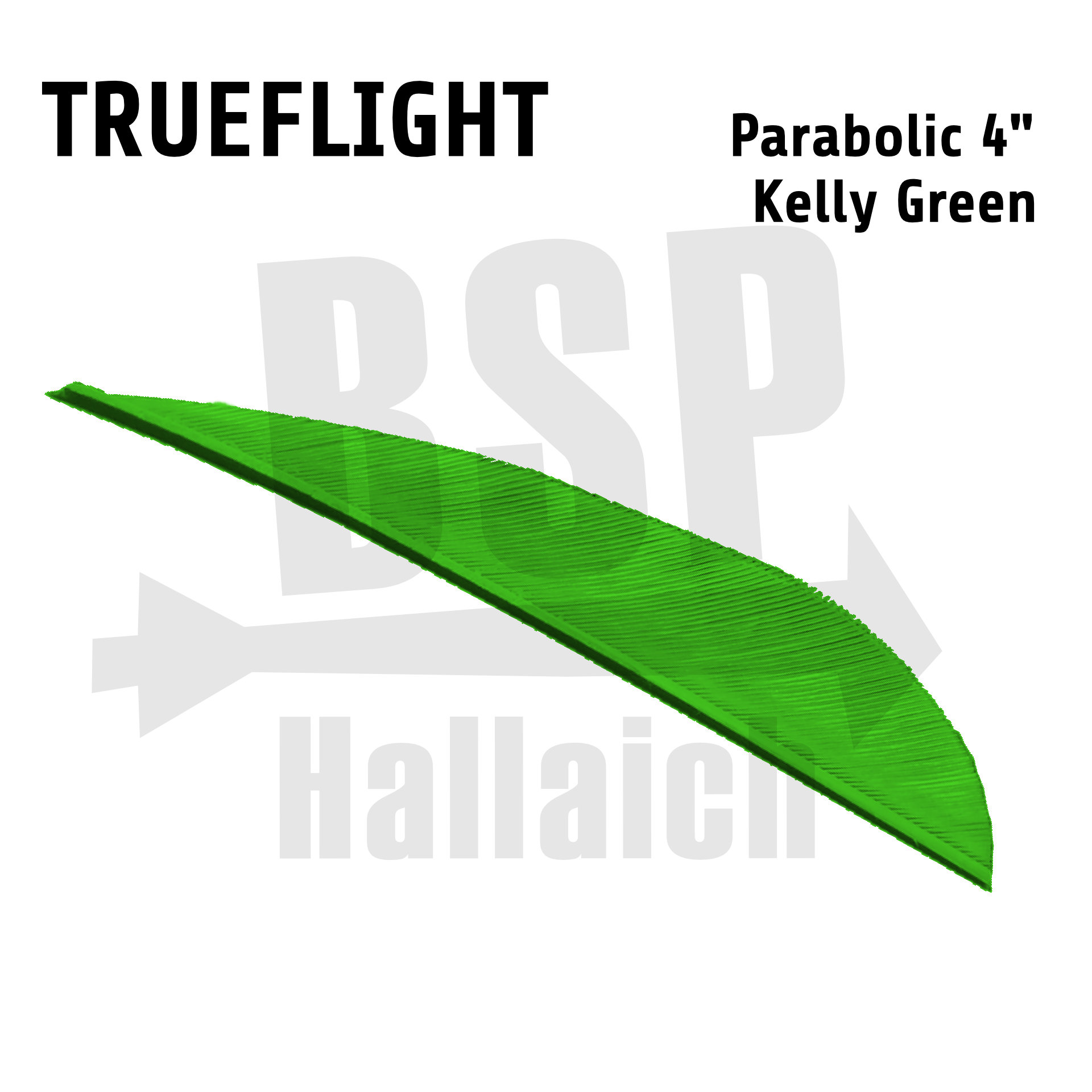Trueflight Naturfedern - Parabol 4"