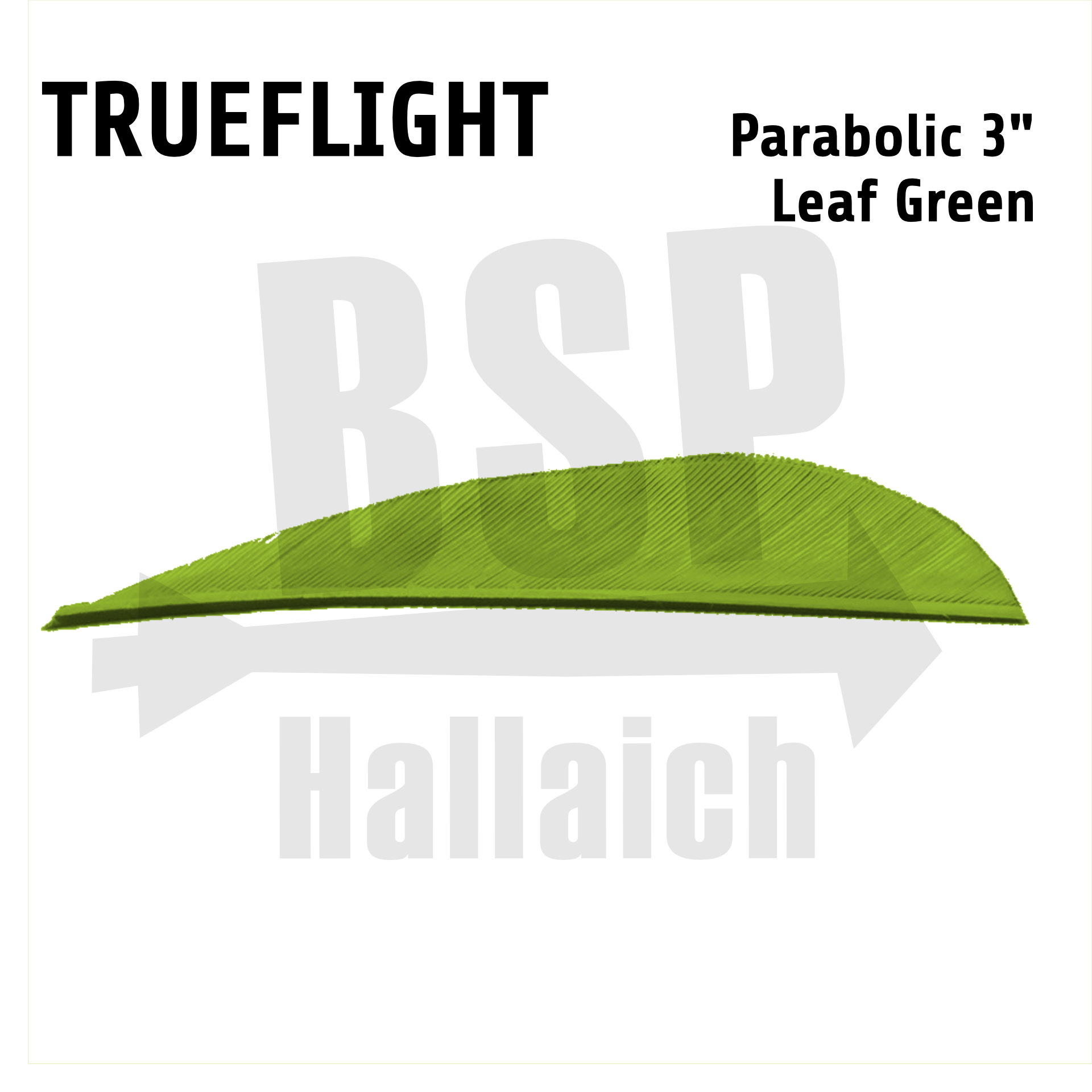 Trueflight Naturfedern - Parabol 3"