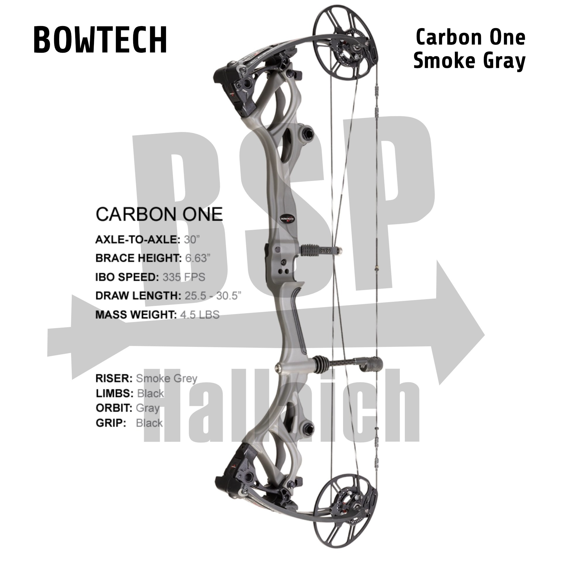 Bowtech Carbon One Smoke Gray