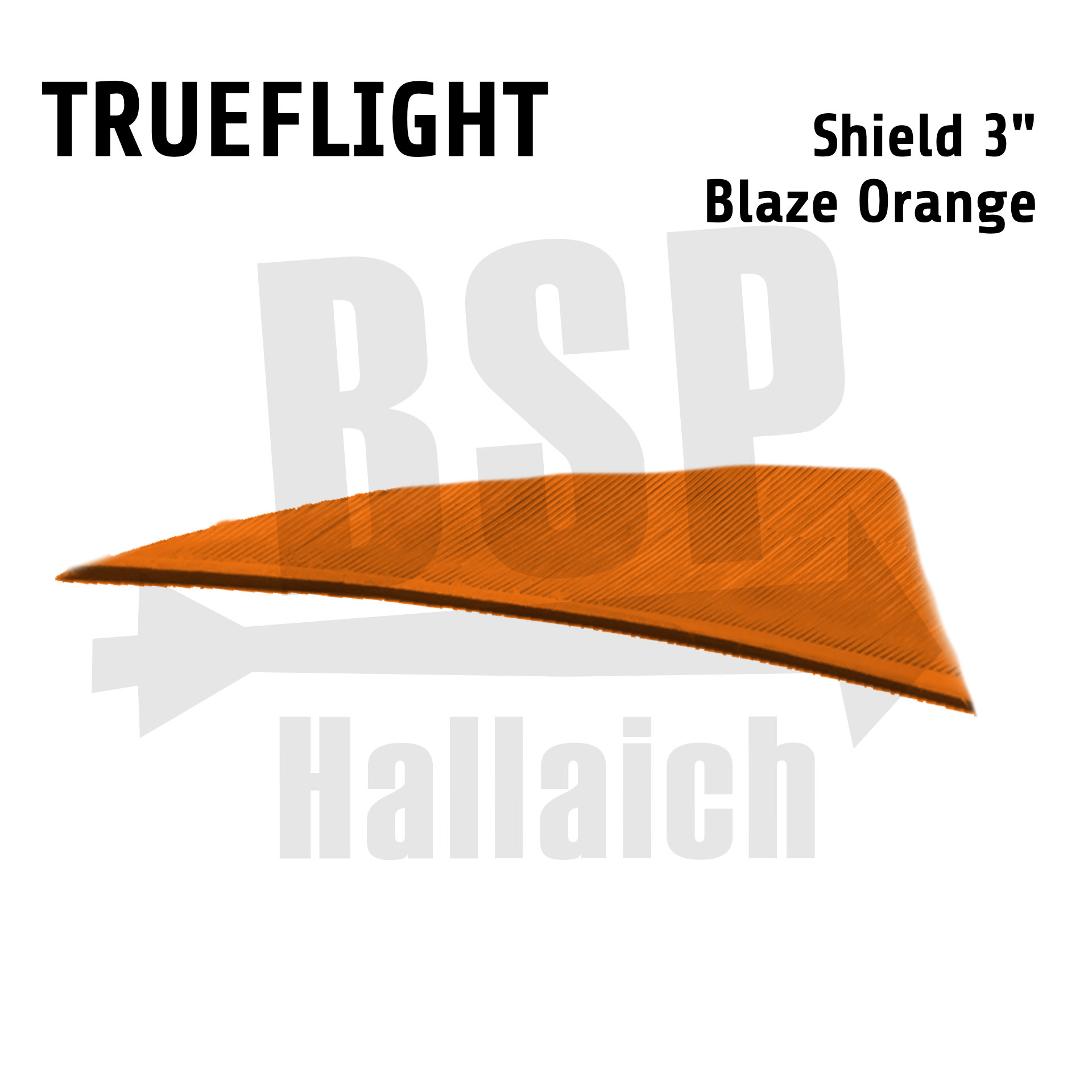 Trueflight Naturfedern - Shield 3"