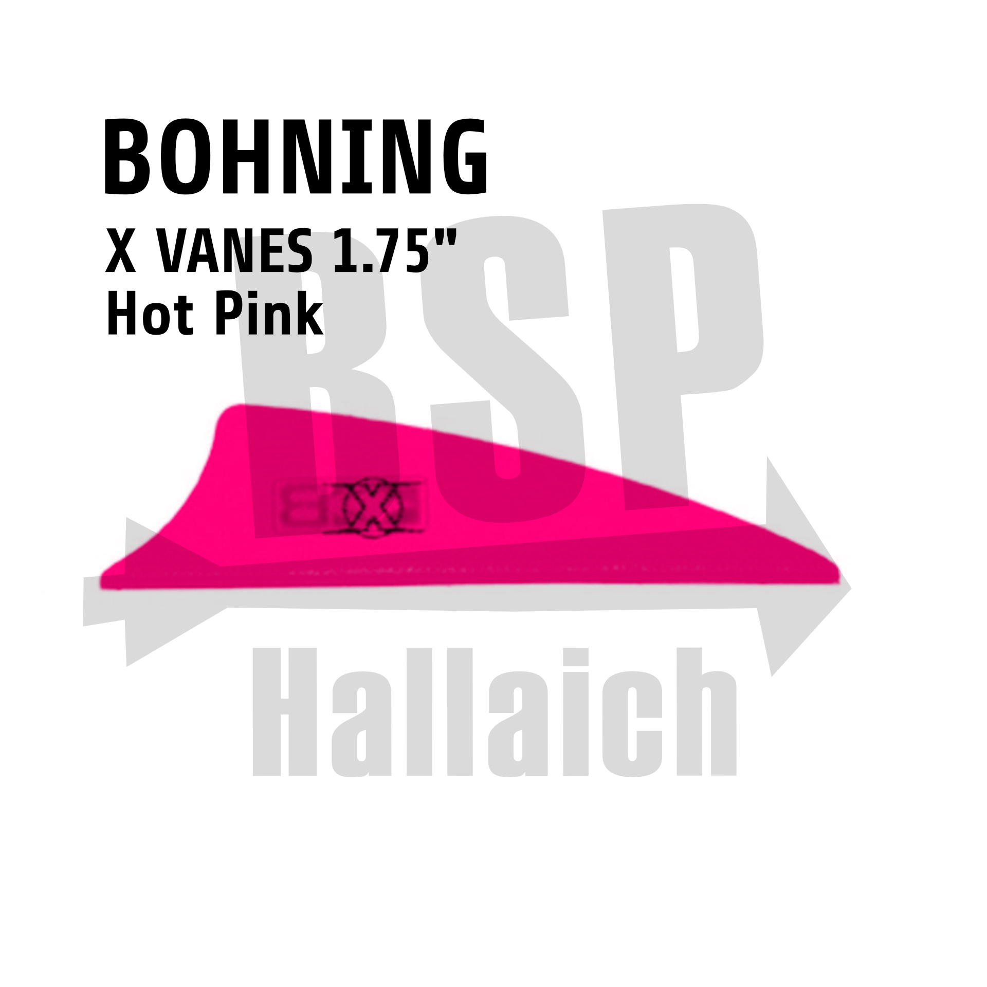 Bohning X-Vanes 1.75 - Hot Pink