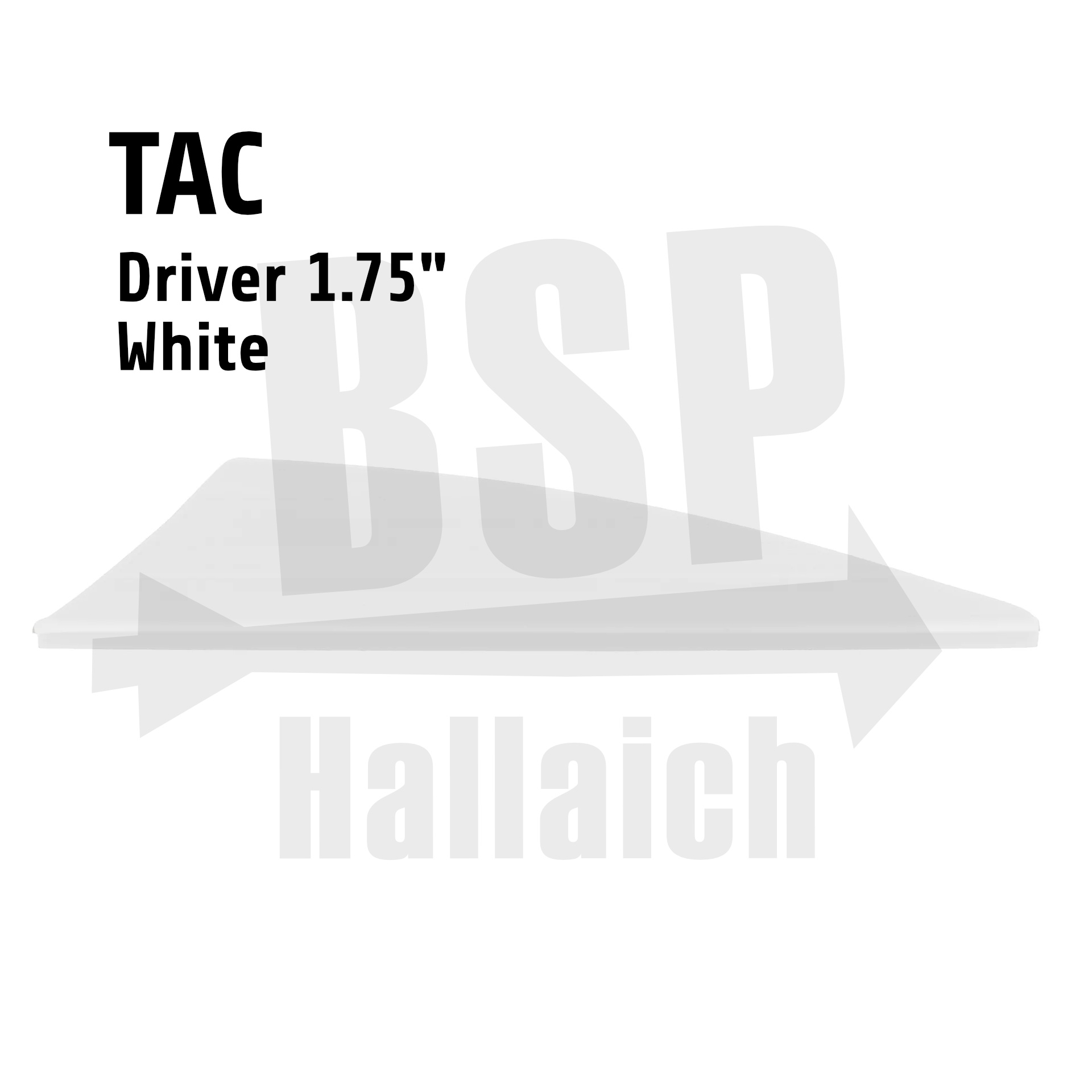 TAC Driver 1.75 White
