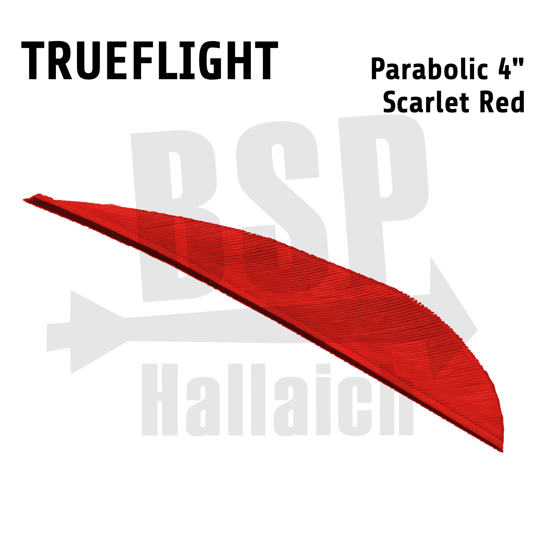 Trueflight Naturfedern - Parabol 4"