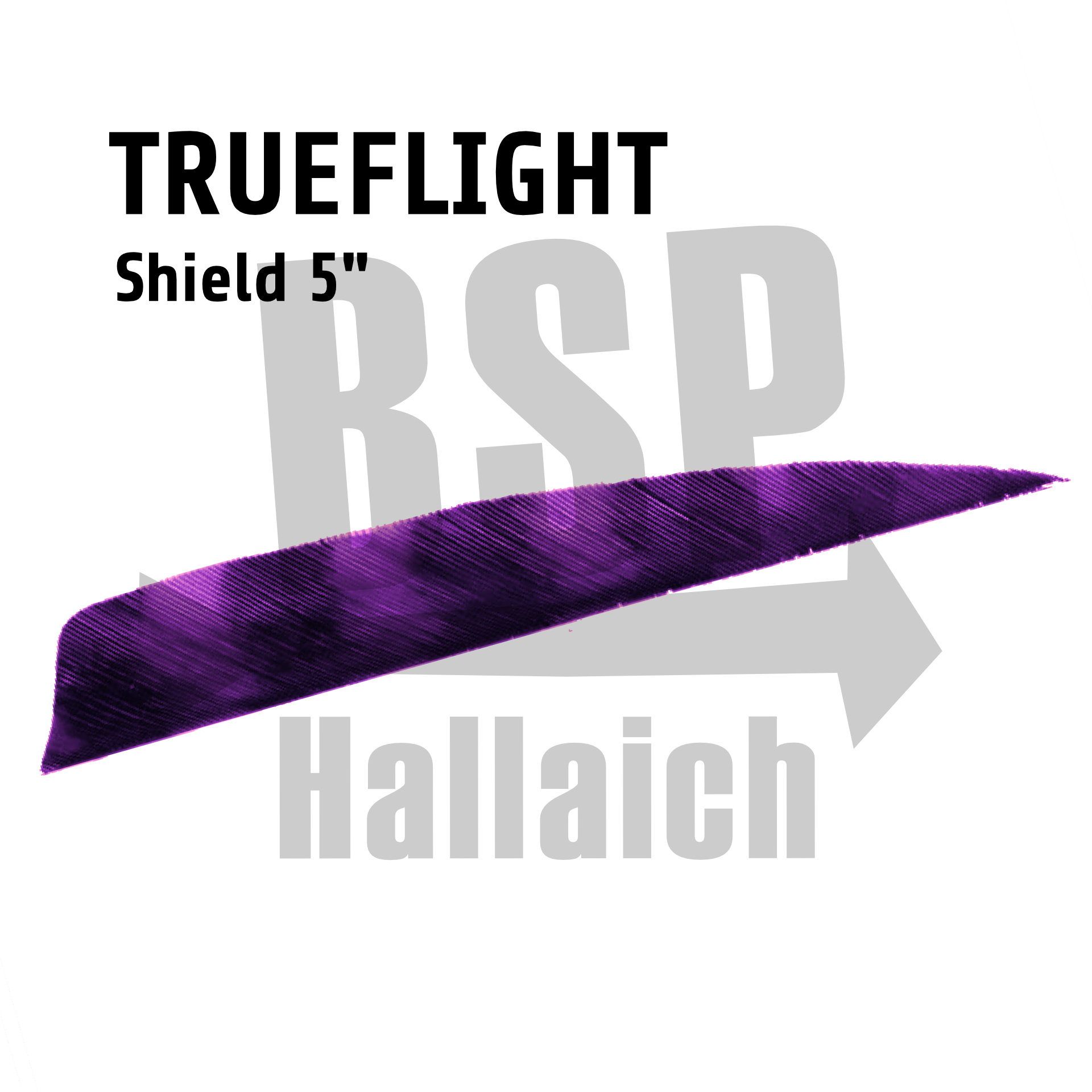 Trueflight Shield 5" Barred  Purple