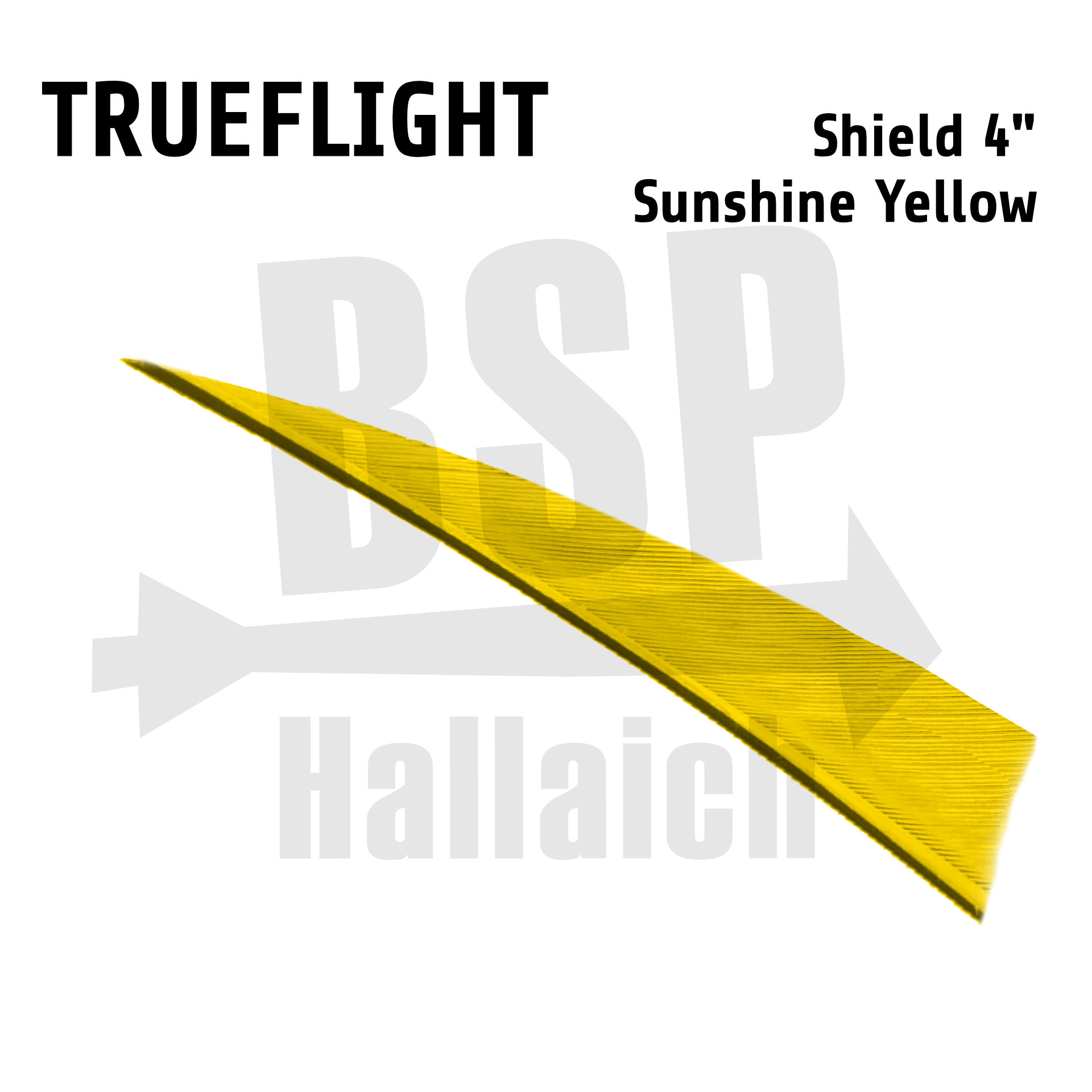 Trueflight Naturfedern - Shield 4"