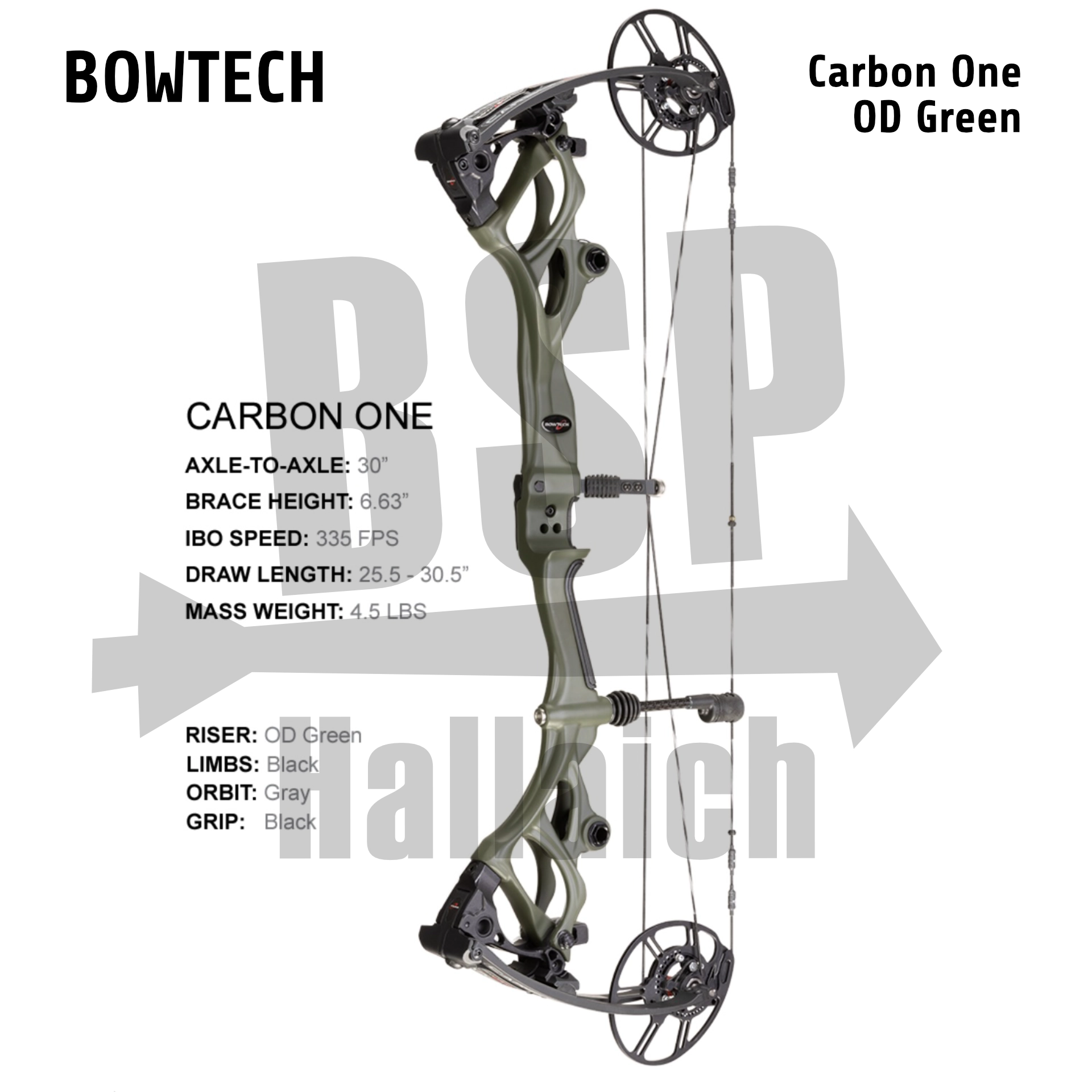 Bowtech Carbon One OD Green