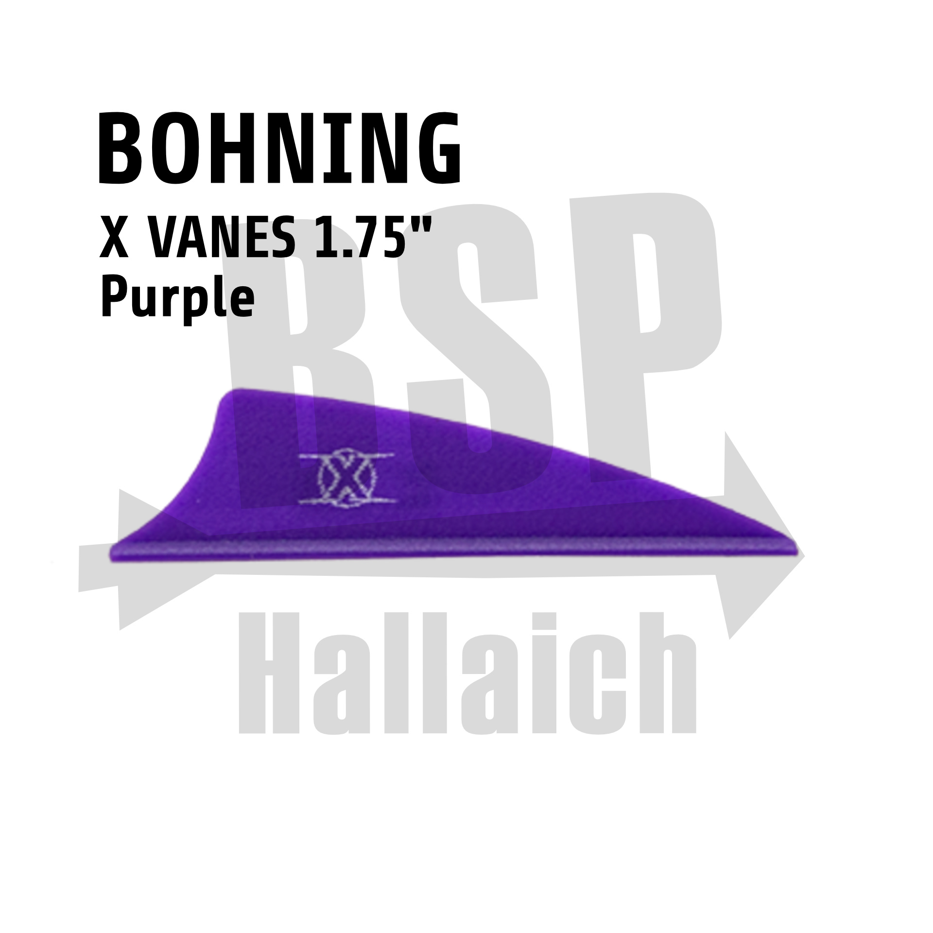 Bohning X-Vanes 1.75 - Purple