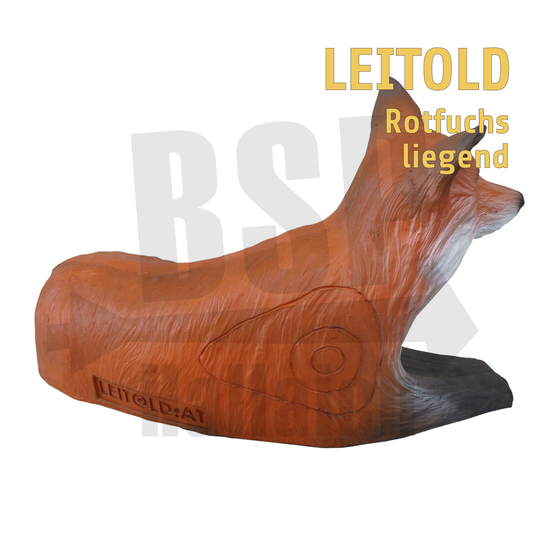 3D Ziel liegender Rotfuchs