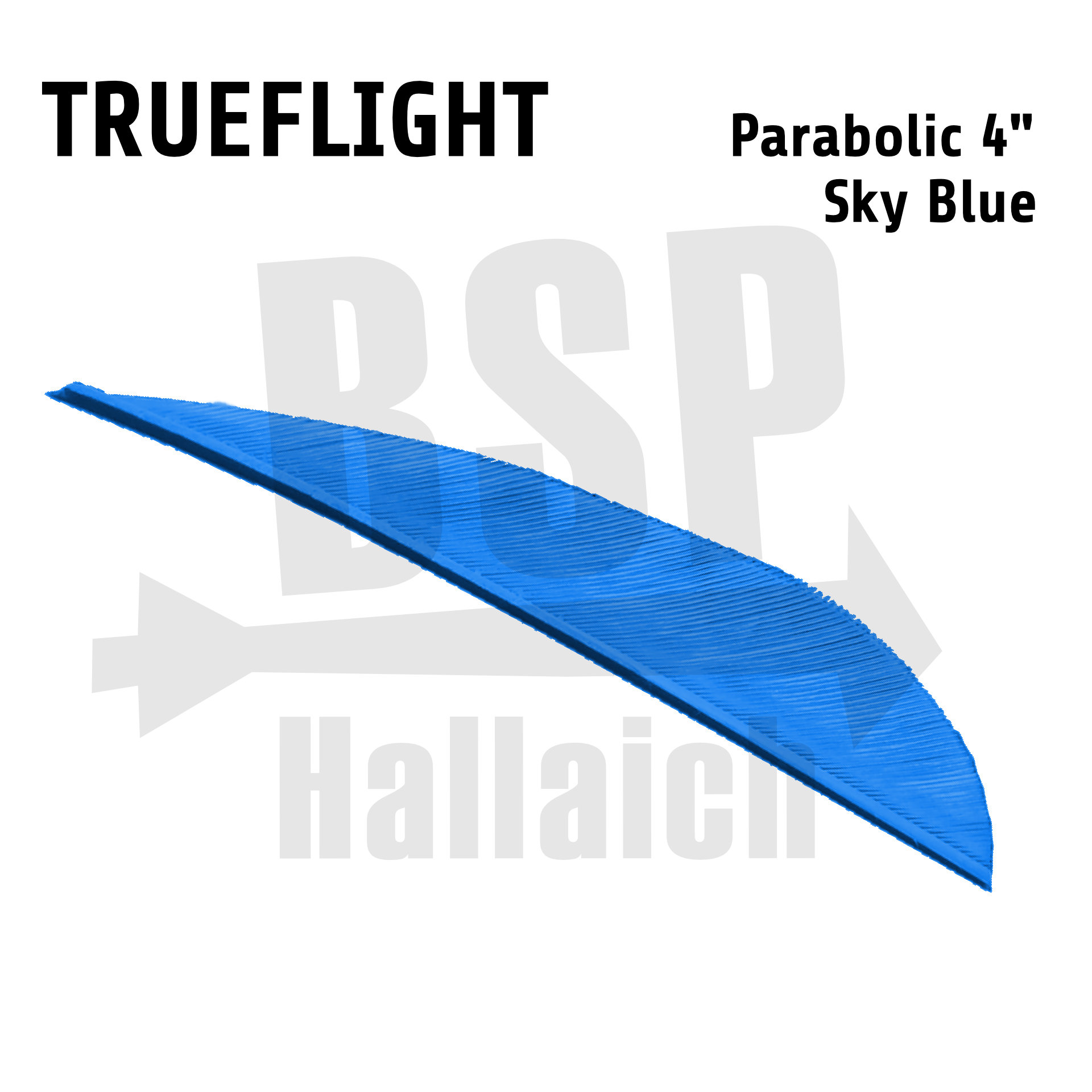 Trueflight Naturfedern - Parabol 4"