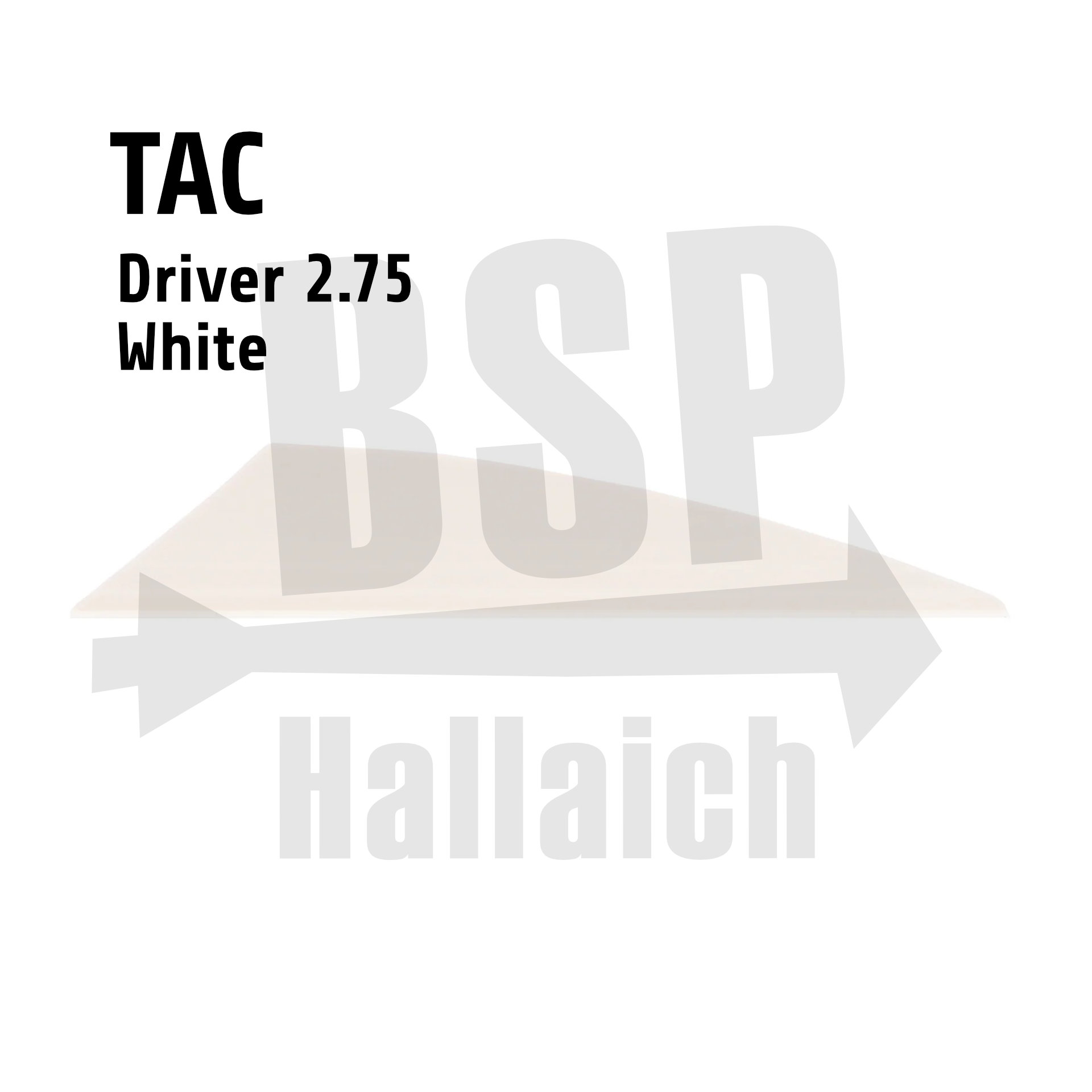 TAC Driver 2.75 White