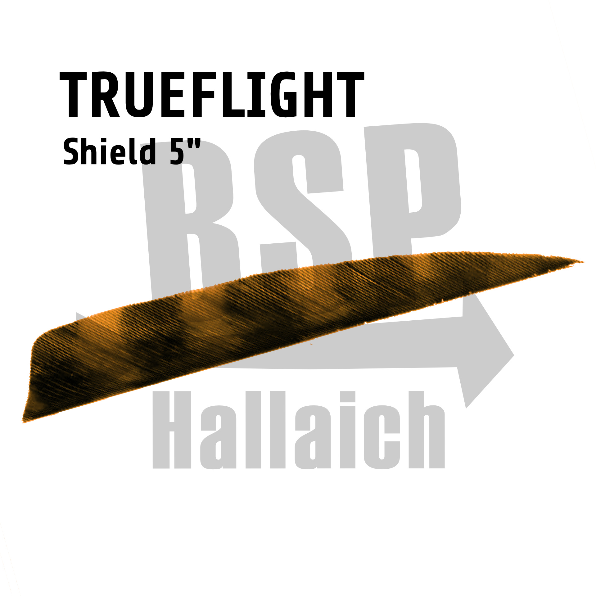 Trueflight Shield 5" Barred  Orange