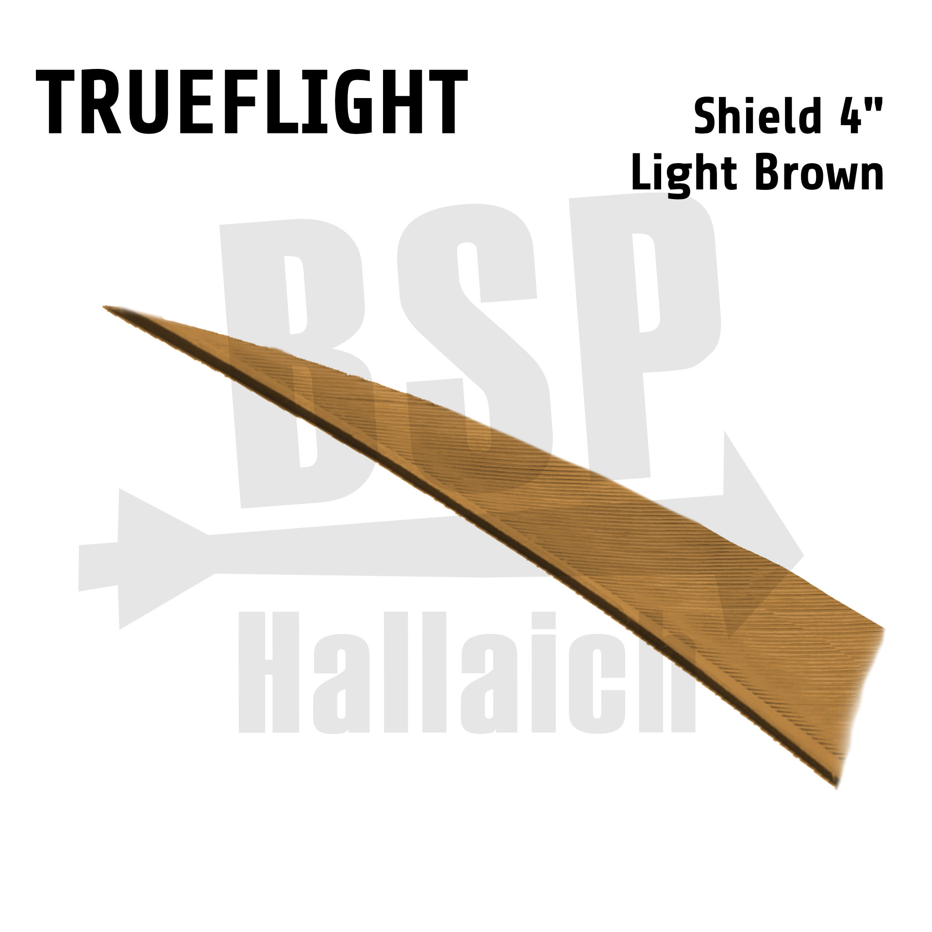 Trueflight Naturfedern - Shield 4"