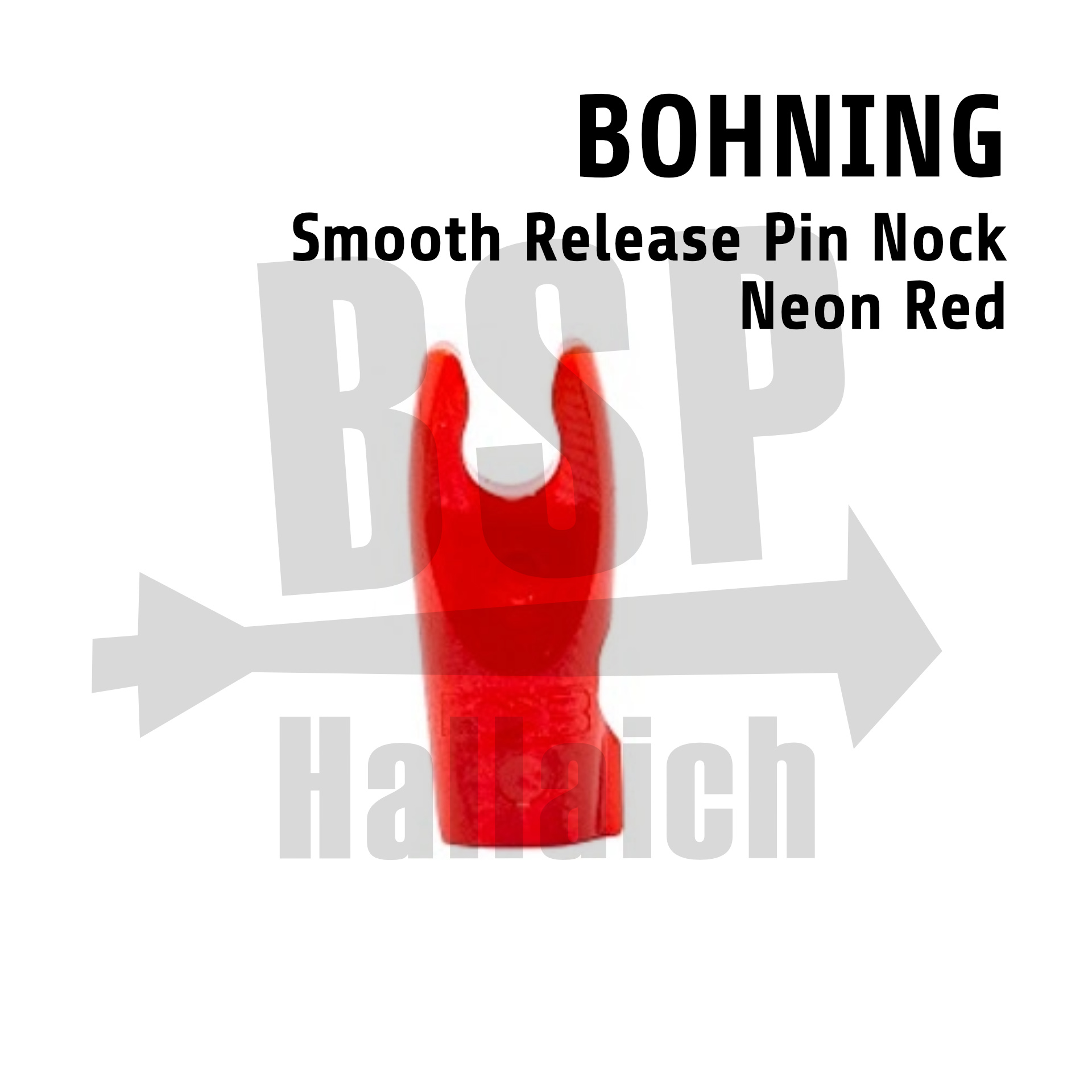 Bohning Pin-Nock Neon Red