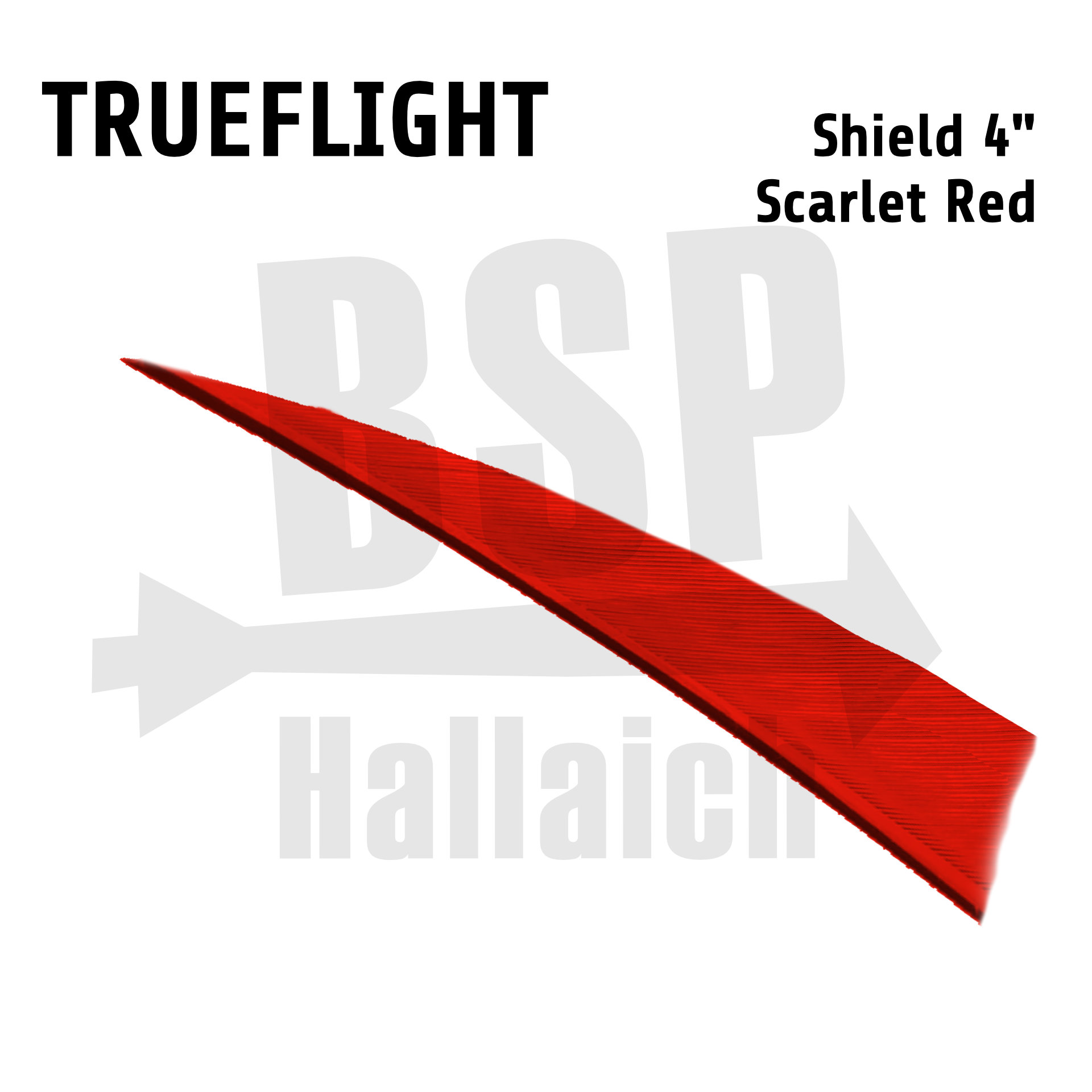 Trueflight Naturfedern - Shield 4"