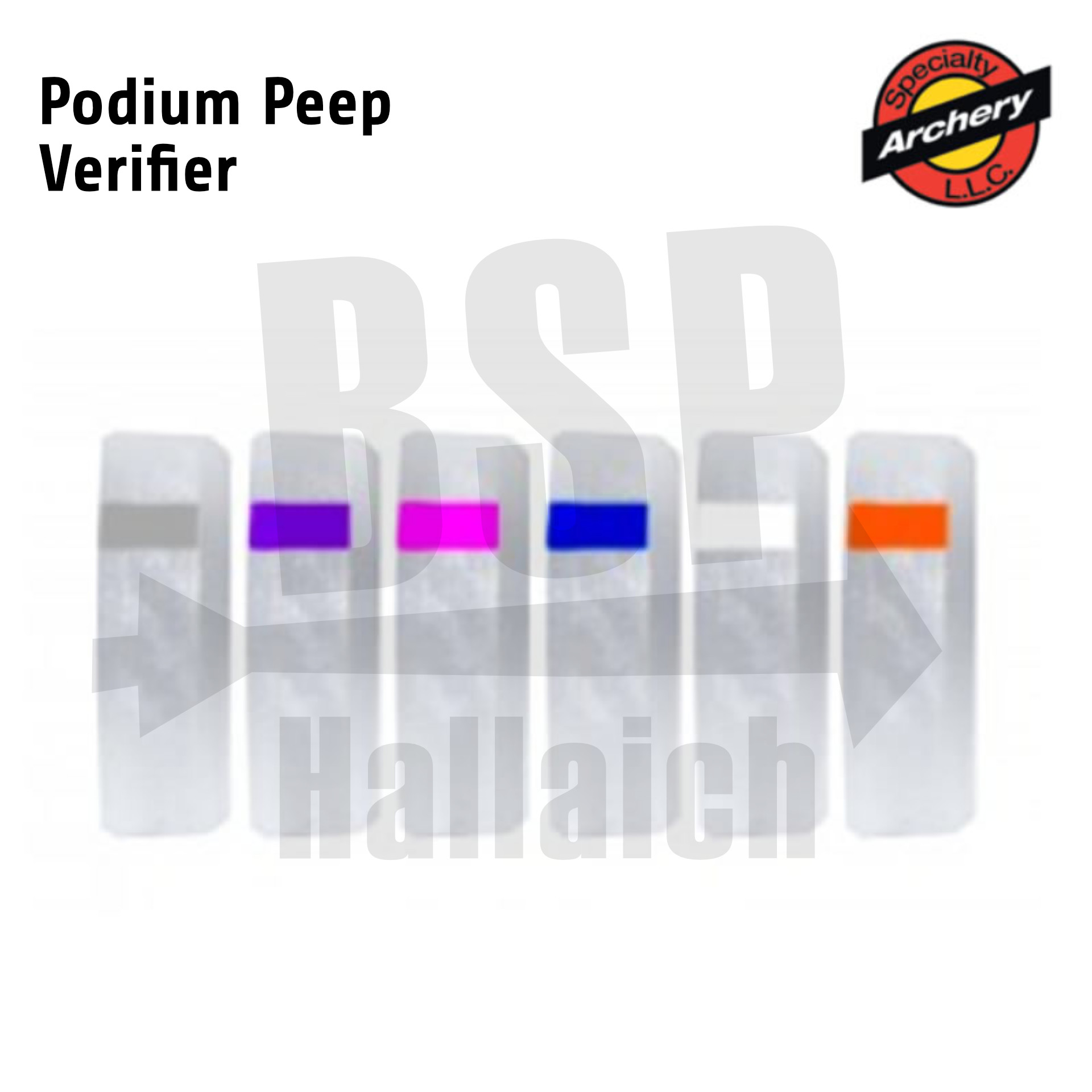 Specialty Podium Peep Verifier