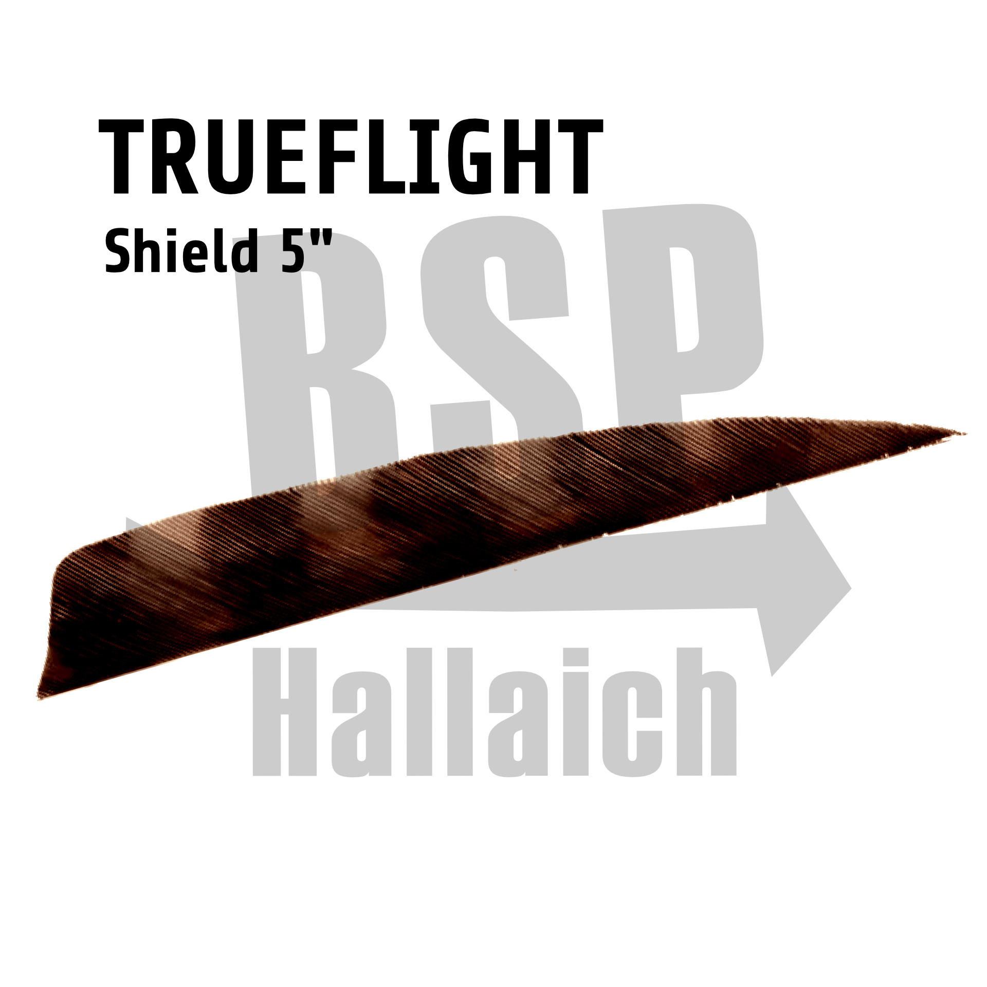 Trueflight Shield 5" Barred  Browm