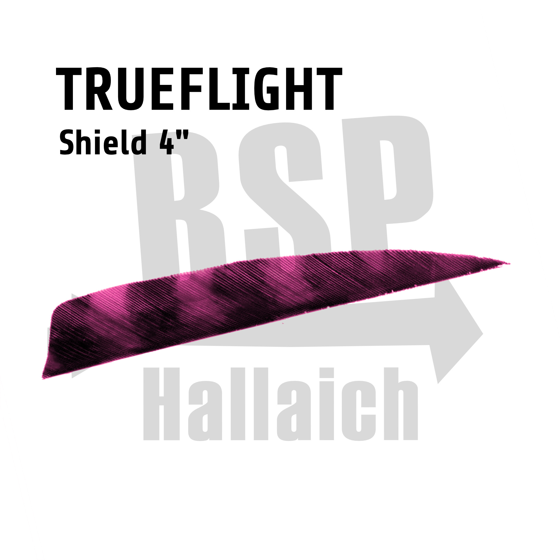 Trueflight Shield 4" Barred  Pink