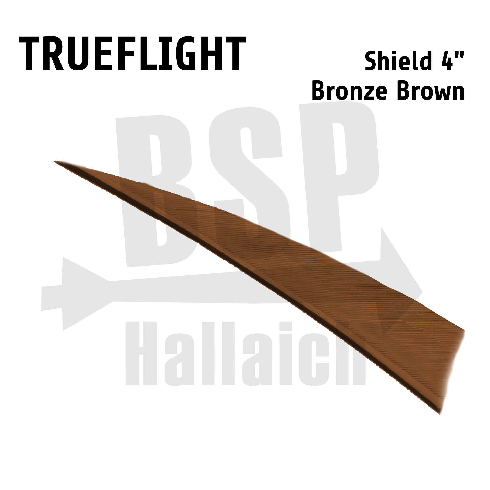 Trueflight Naturfedern - Shield 4"