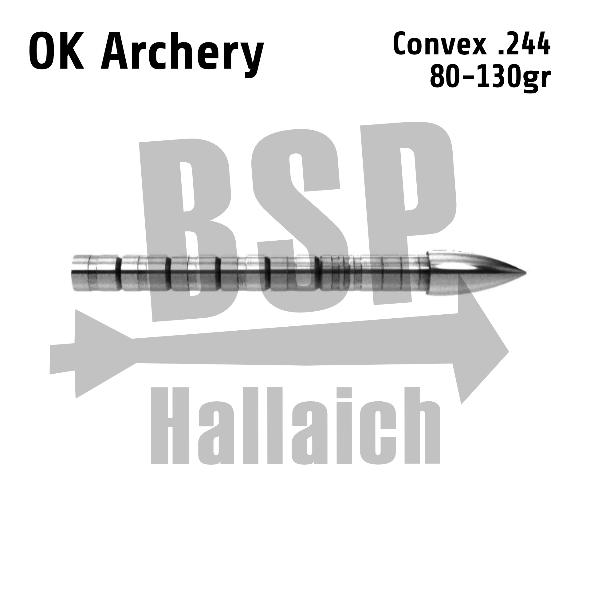 Convex .244" 80-130 gr