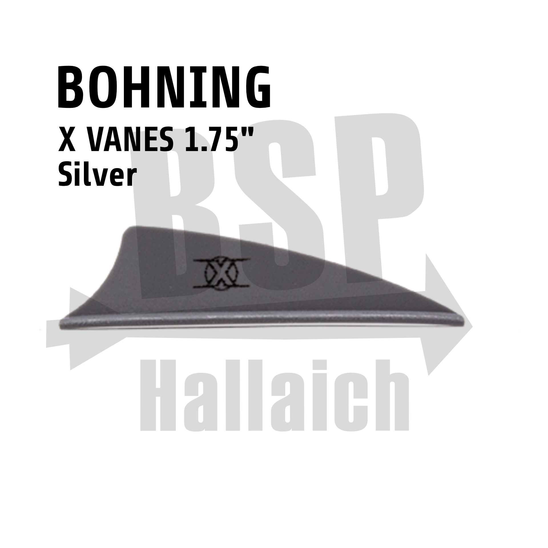 Bohning X-Vanes 1.75 - Silver