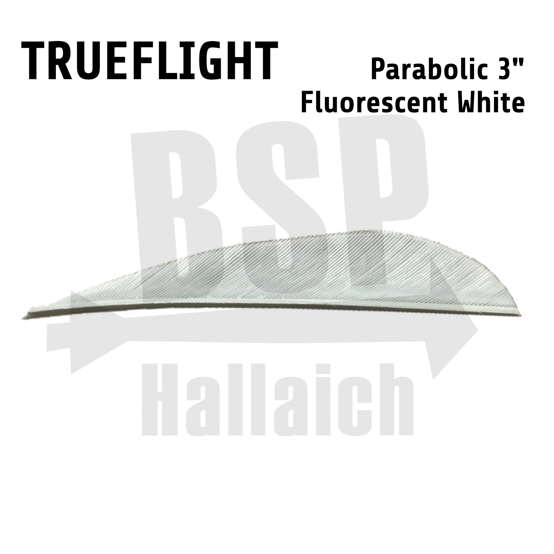 Trueflight Naturfedern - Parabol 3"