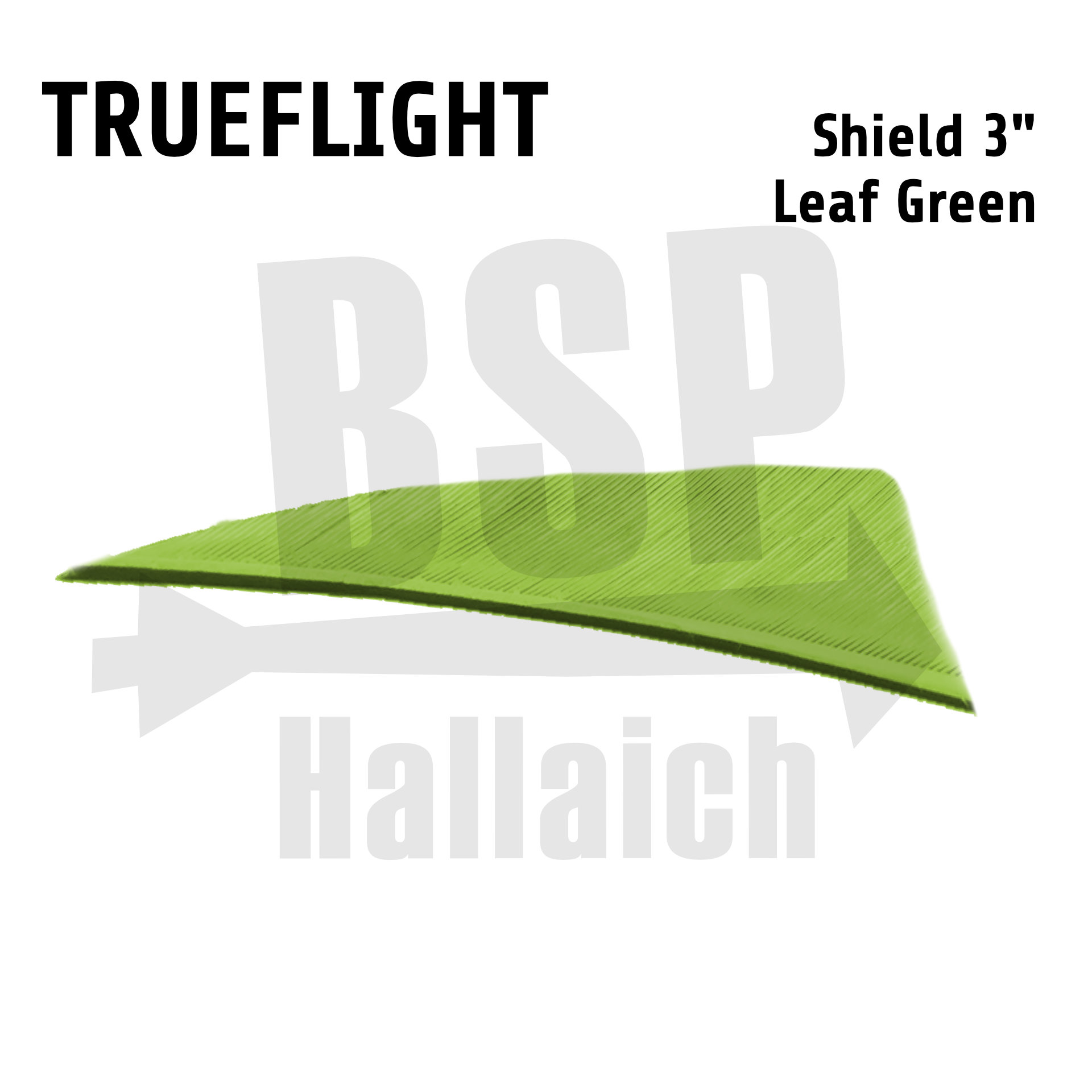 Trueflight Naturfedern - Shield 3"