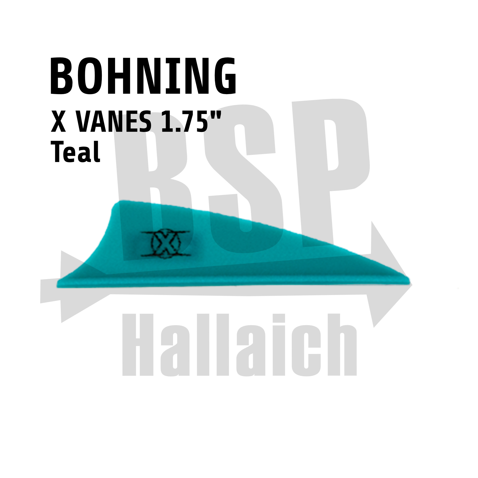 Bohning X-Vanes 1.75 - Teal