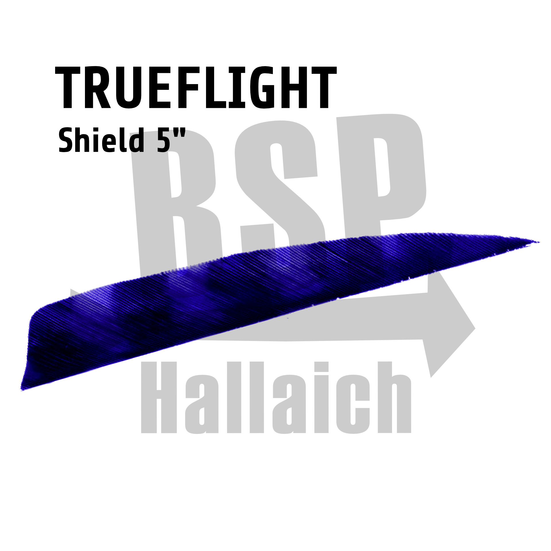 Trueflight Shield 5" Barred  Blue