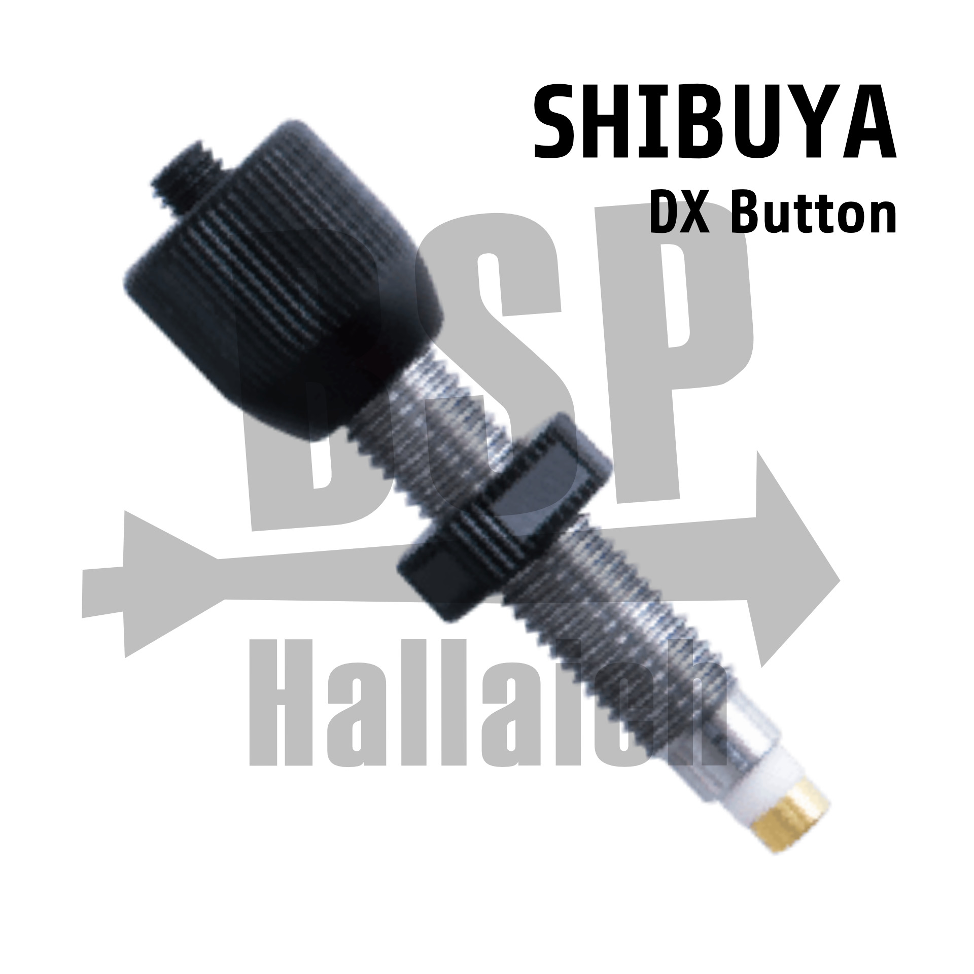 Shibuya DX Button - Schwartz