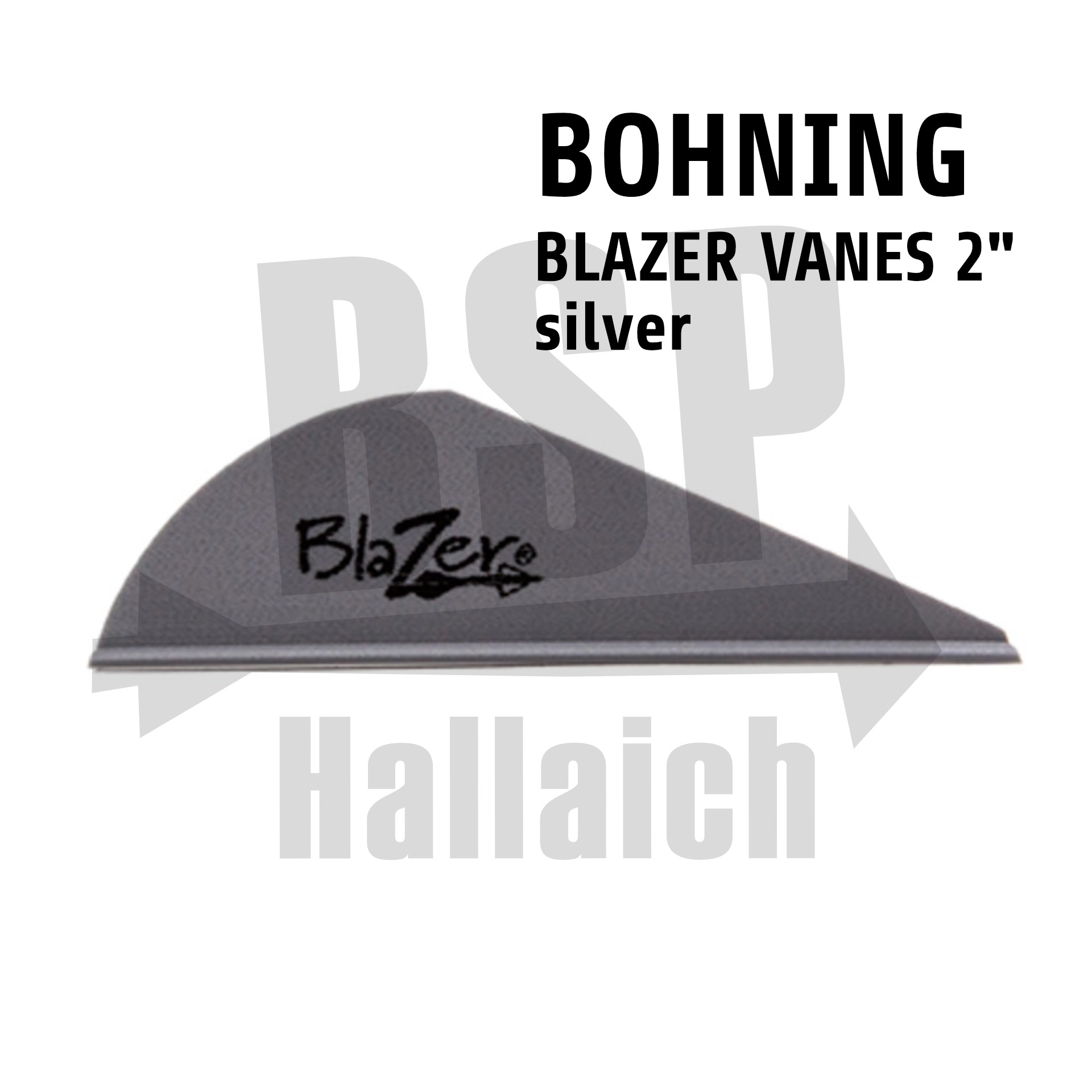 Bohning Blazer Vanes Silver