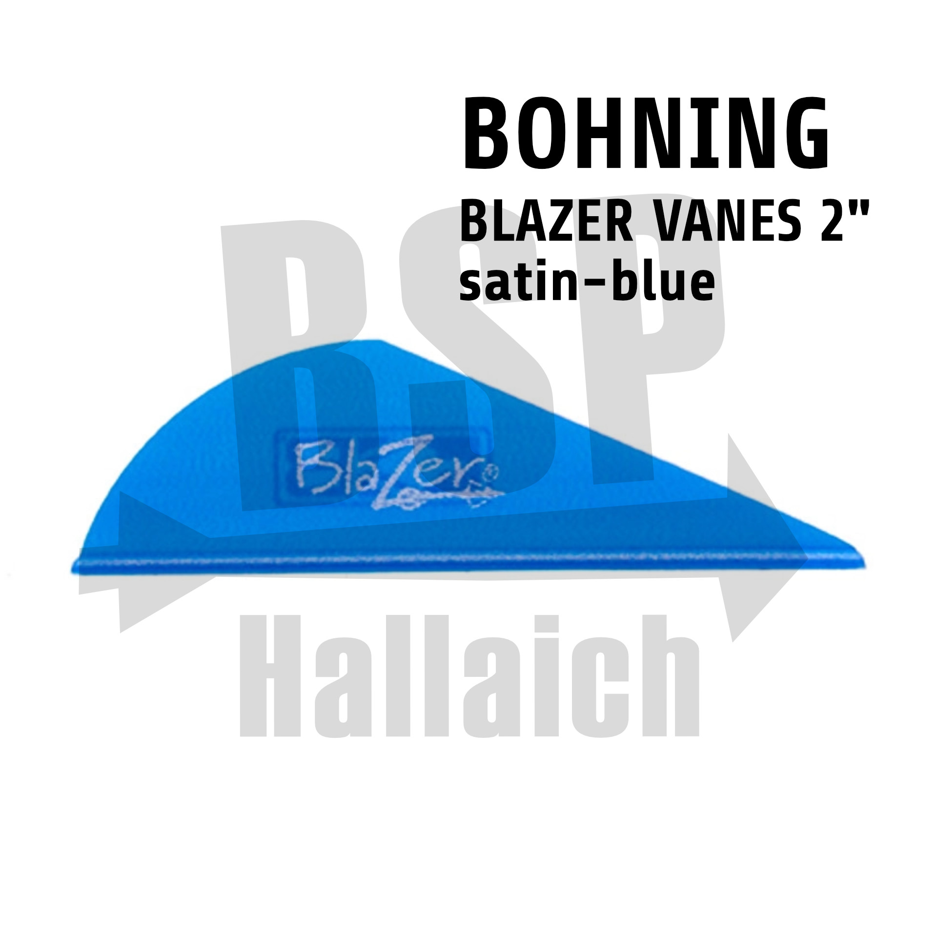 Bohning Blazer Vanes Satin Blue