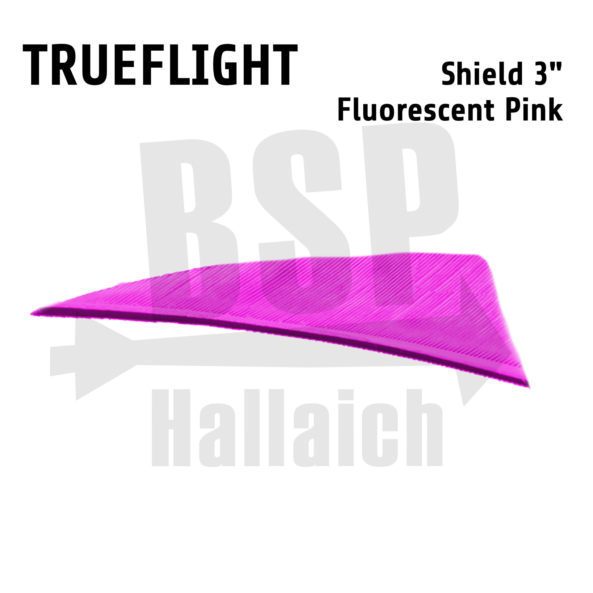 Trueflight Naturfedern - Shield 3"