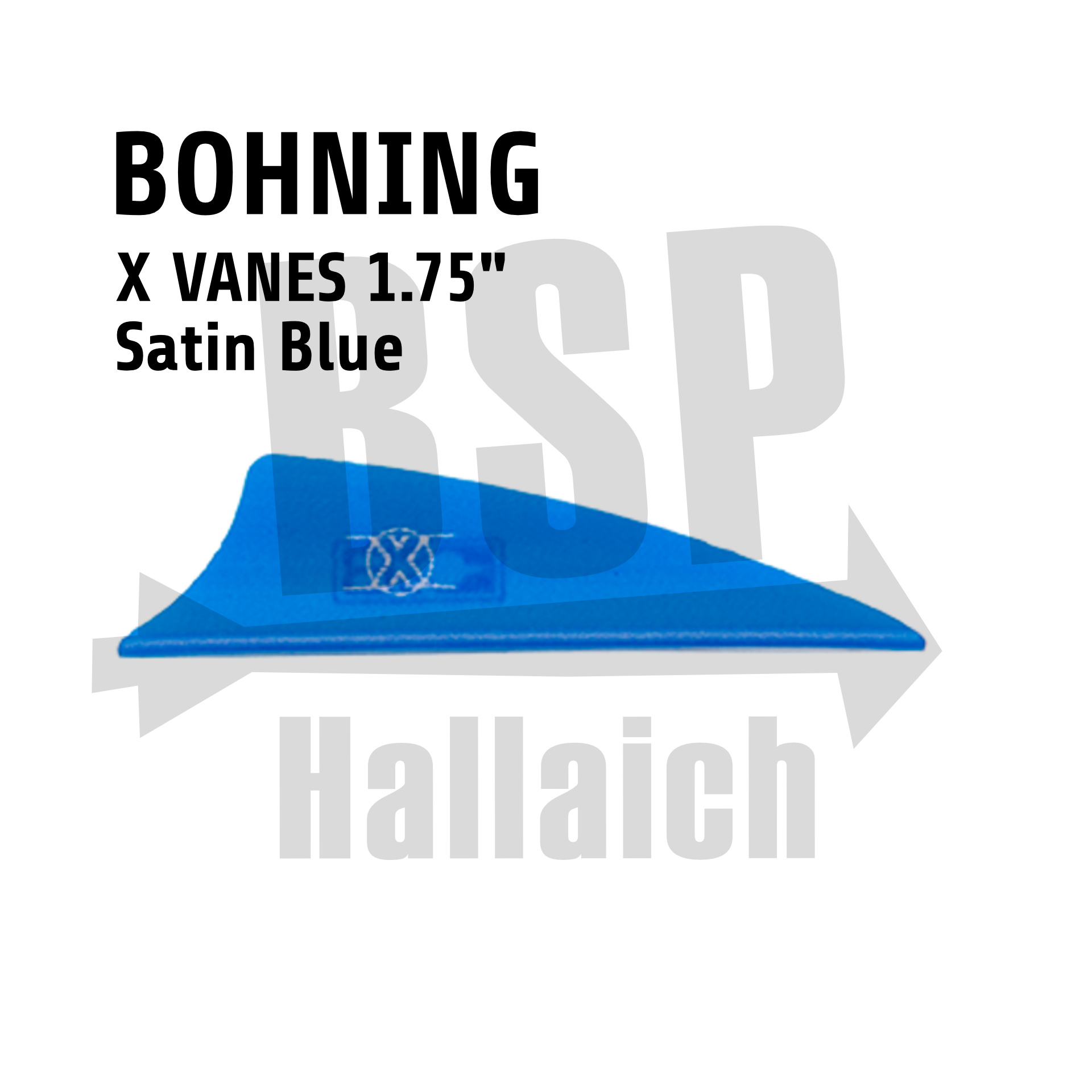 Bohning X-Vanes 1.75 - Satin Blue