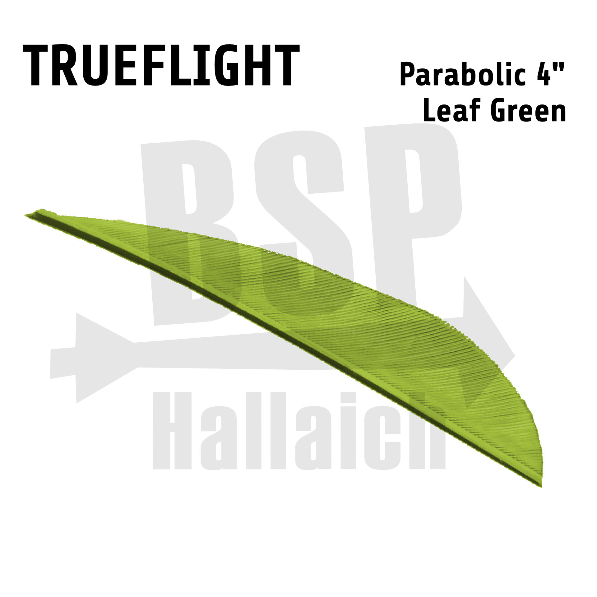 Trueflight Naturfedern - Parabol 4"