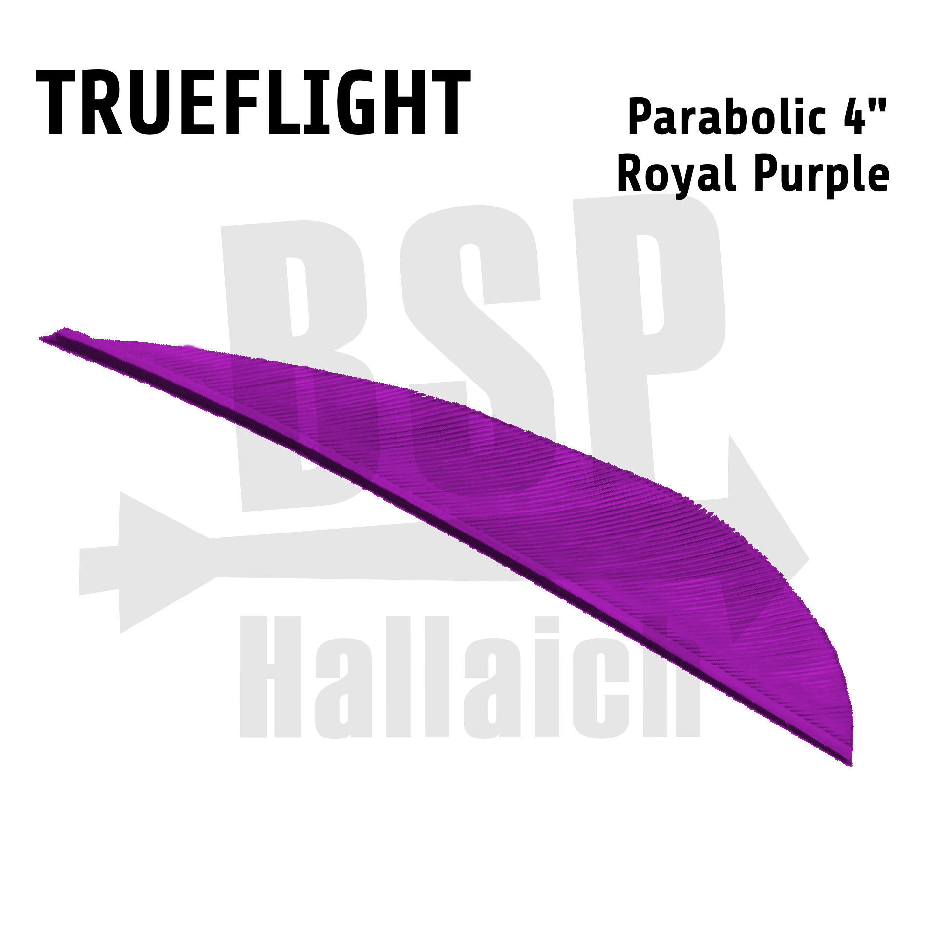Trueflight Naturfedern - Parabol 4"
