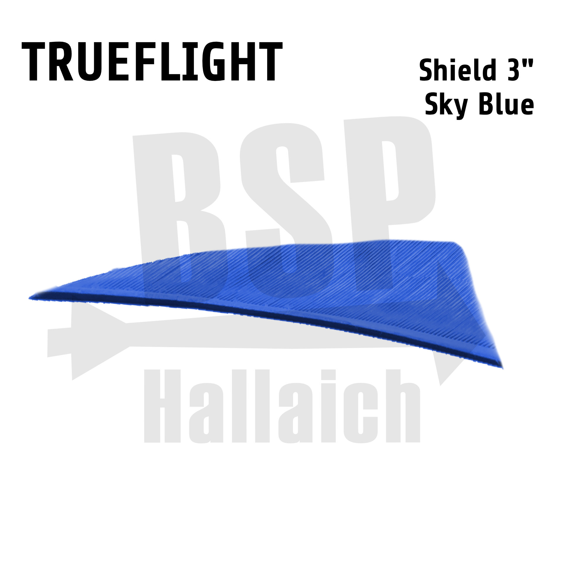 Trueflight Naturfedern - Shield 3"