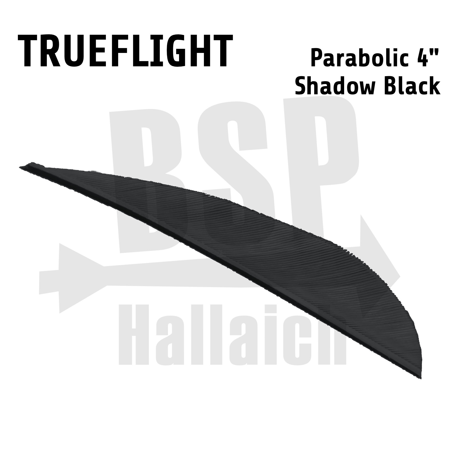 Trueflight Naturfedern - Parabol 4"