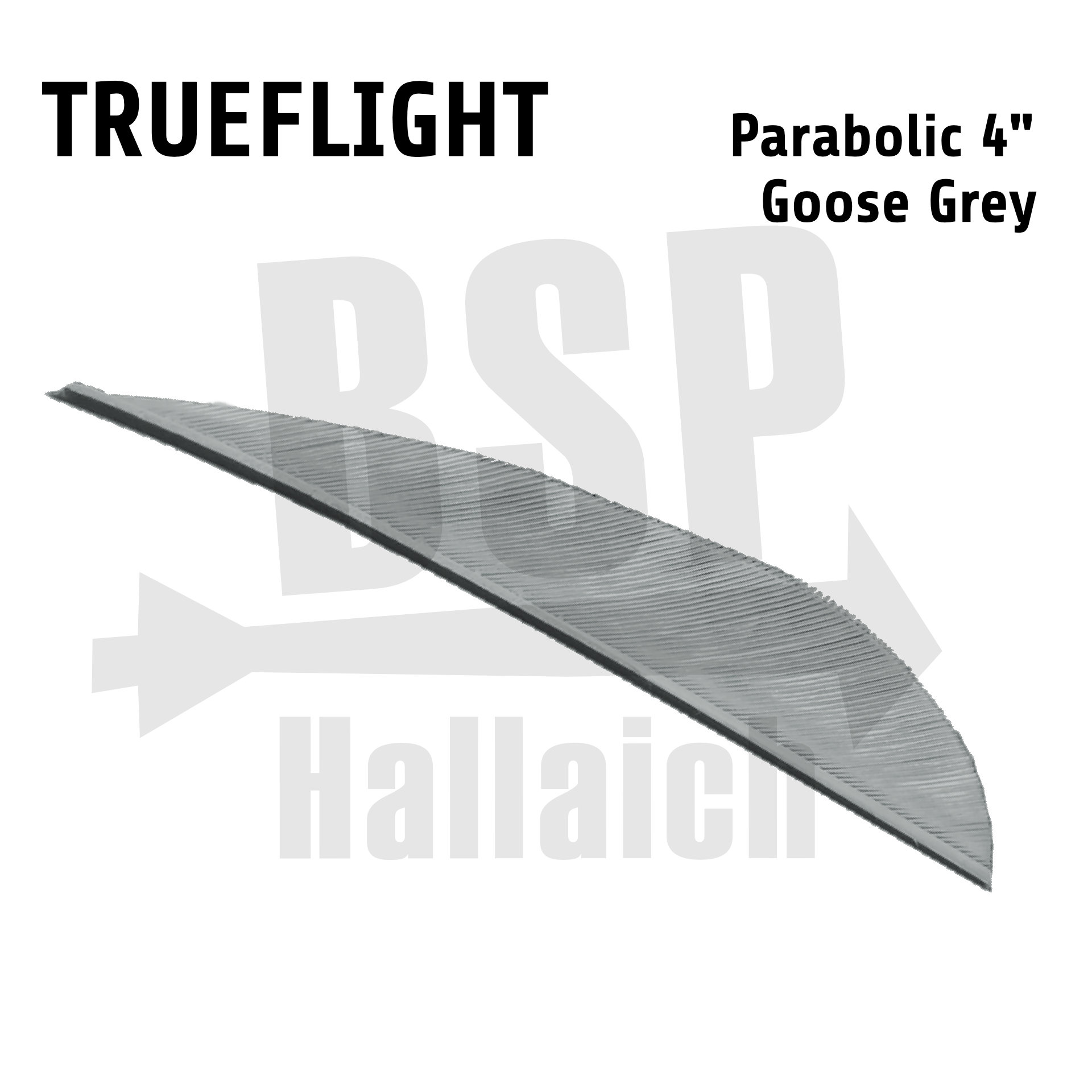 Trueflight Naturfedern - Parabol 4"