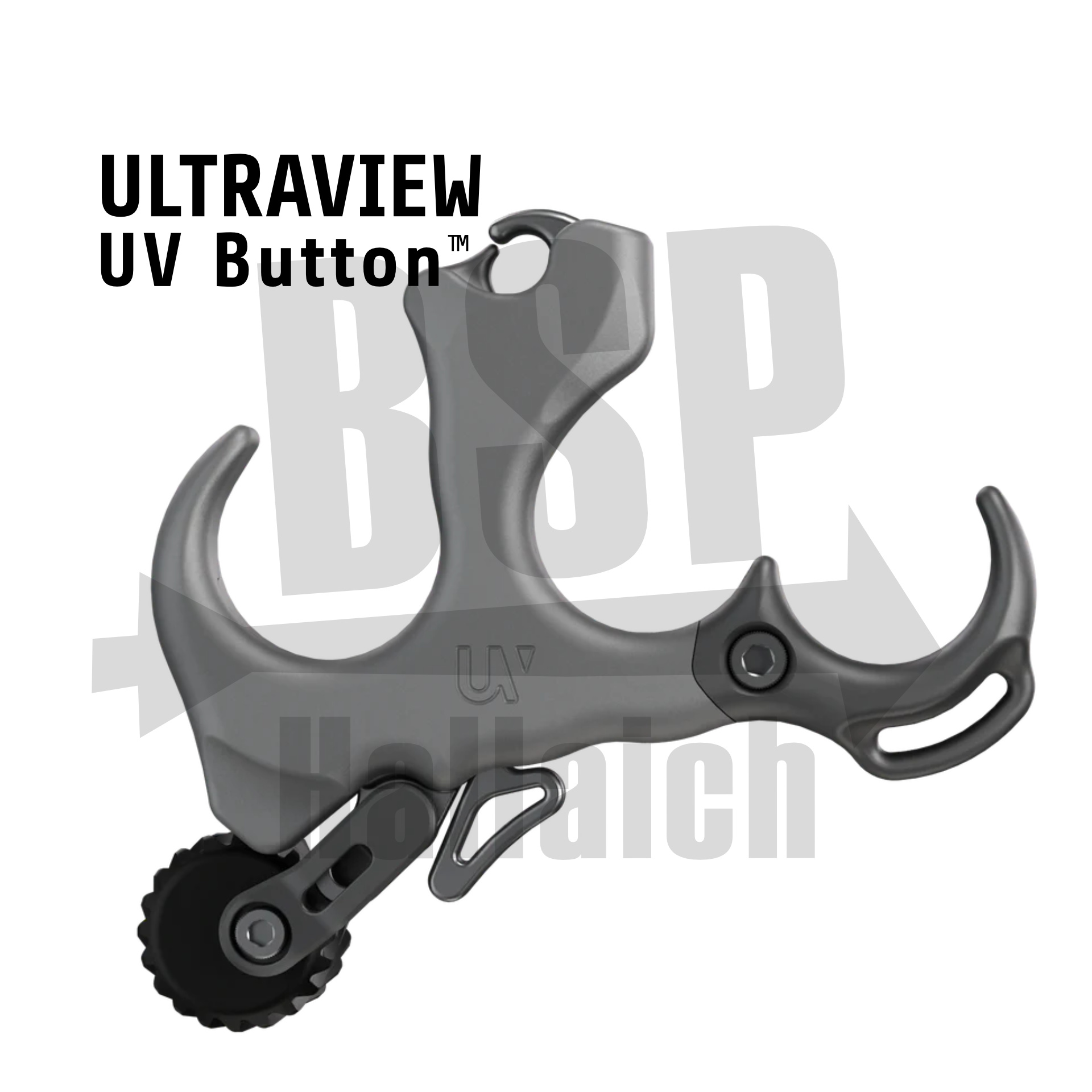 UV Button Smoke Grey Aluminium