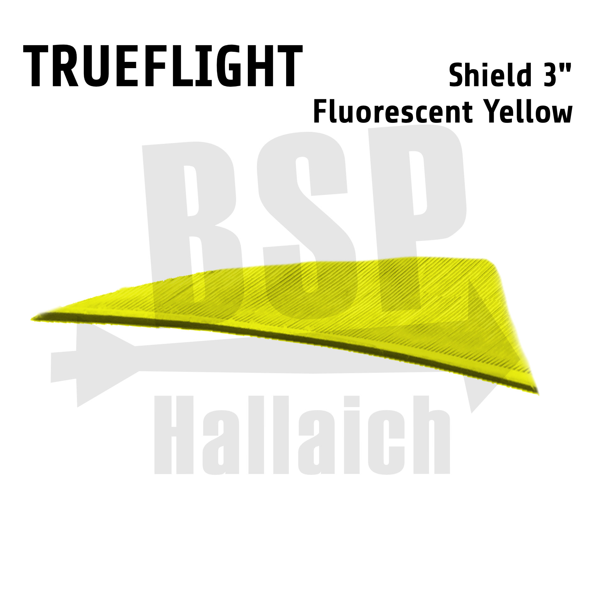 Trueflight Naturfedern - Shield 3"