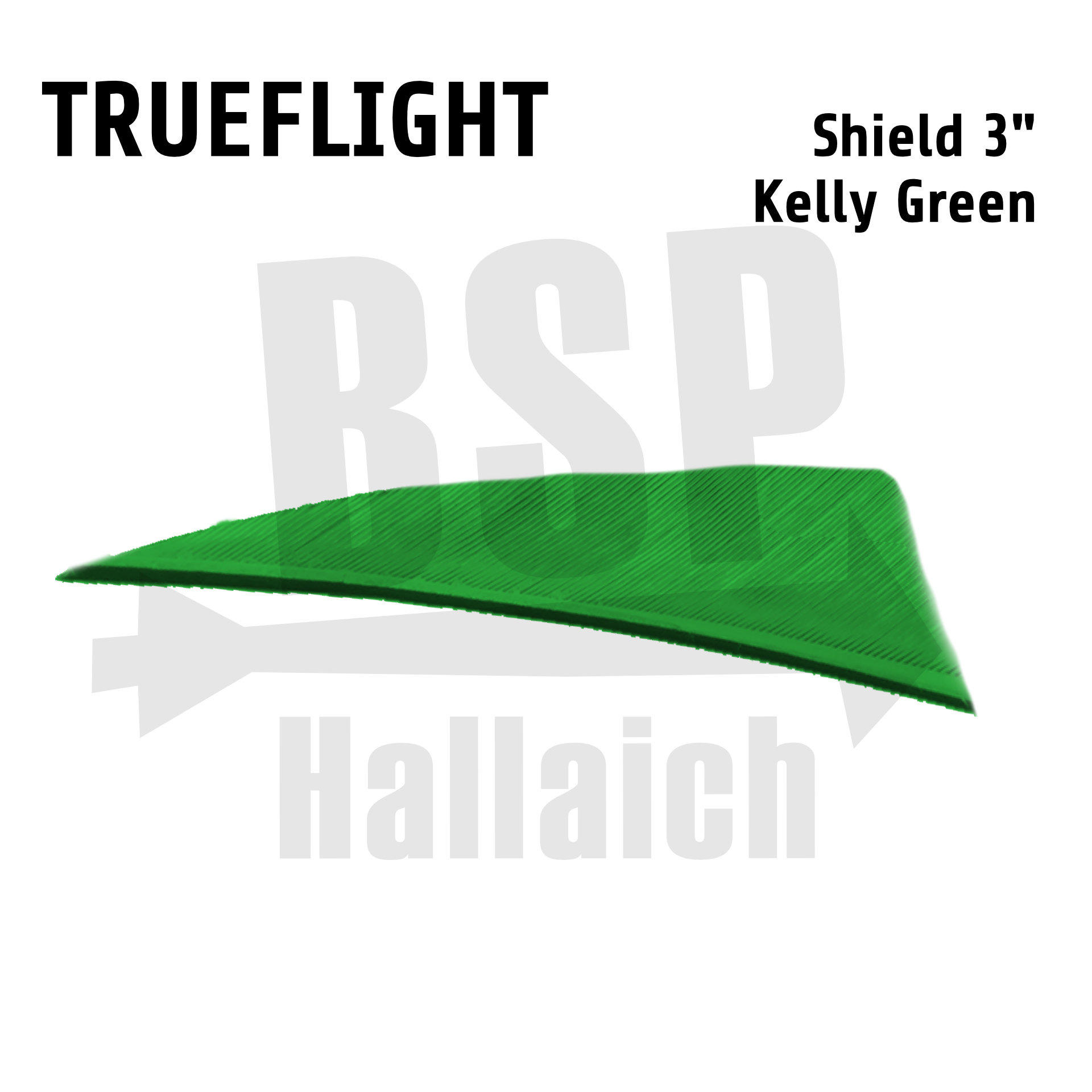 Trueflight Naturfedern - Shield 3"