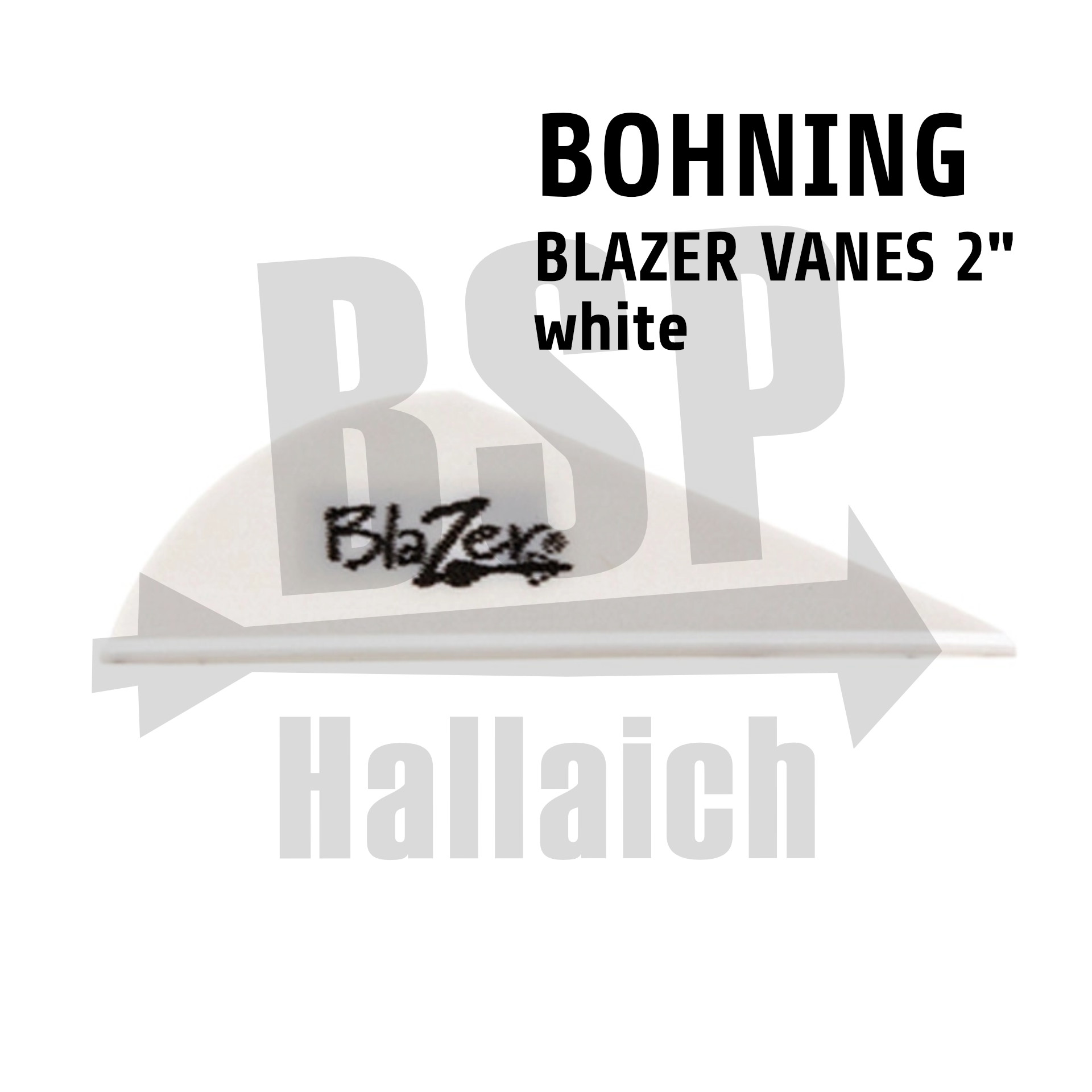 Bohning Blazer Vanes White