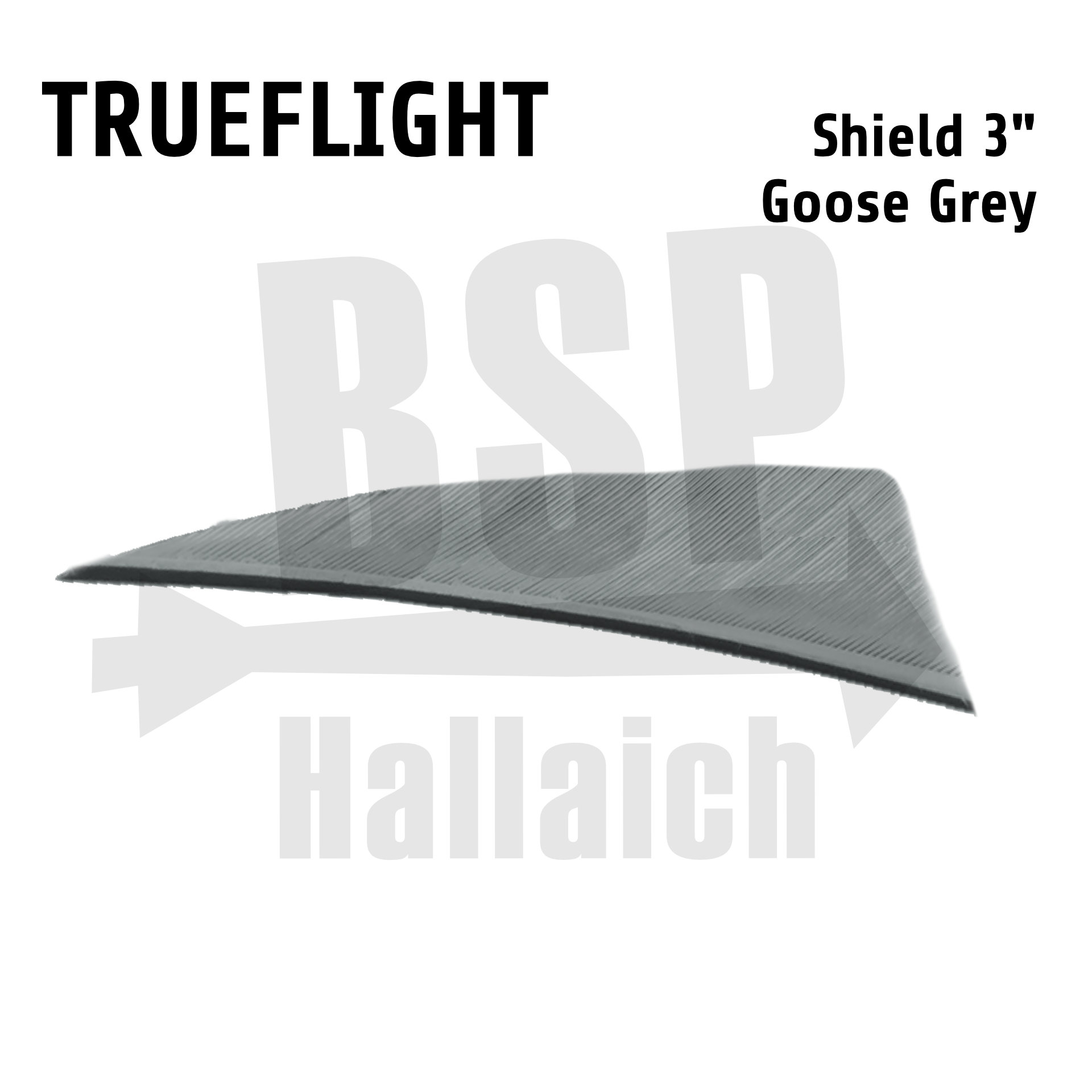 Trueflight Naturfedern - Shield 3"