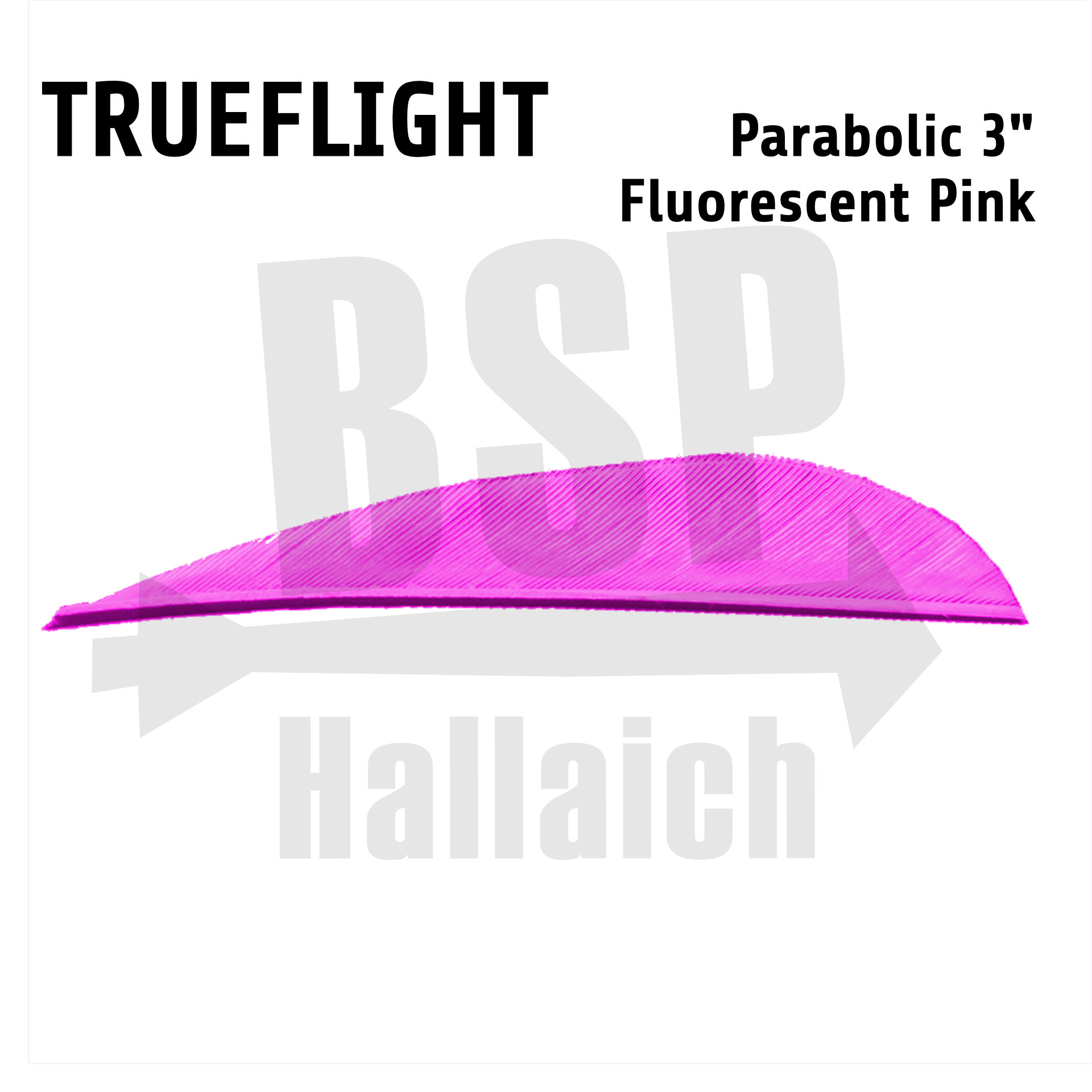 Trueflight Naturfedern - Parabol 3"