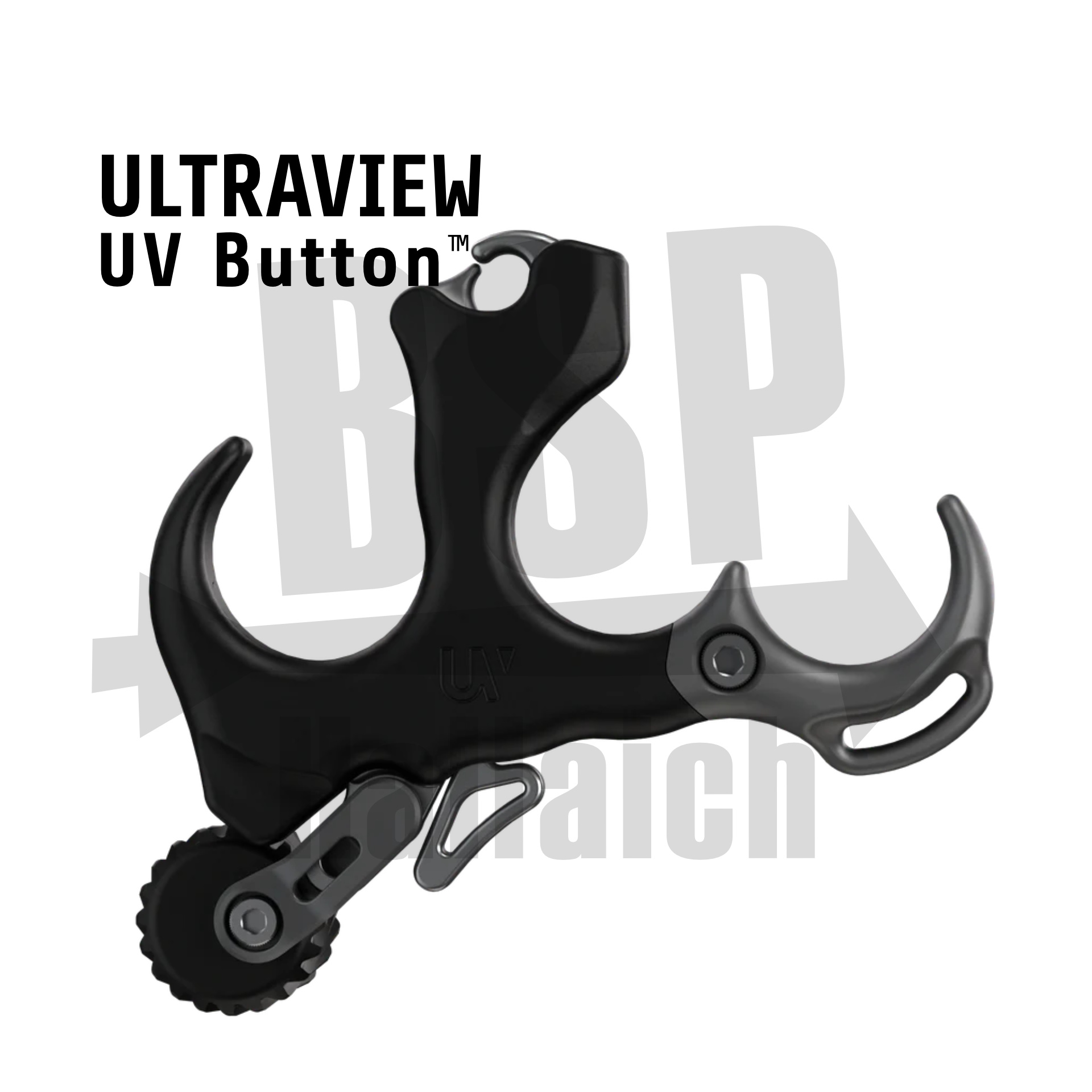 UV Button Matte Black - Stainless